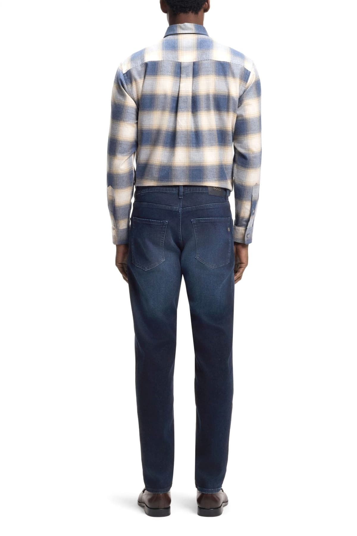 BOSS ΠΑΝΤΕΛΟΝΙ JEANS H-RE MAINE REGULAR FIT ΜΠΛΕ