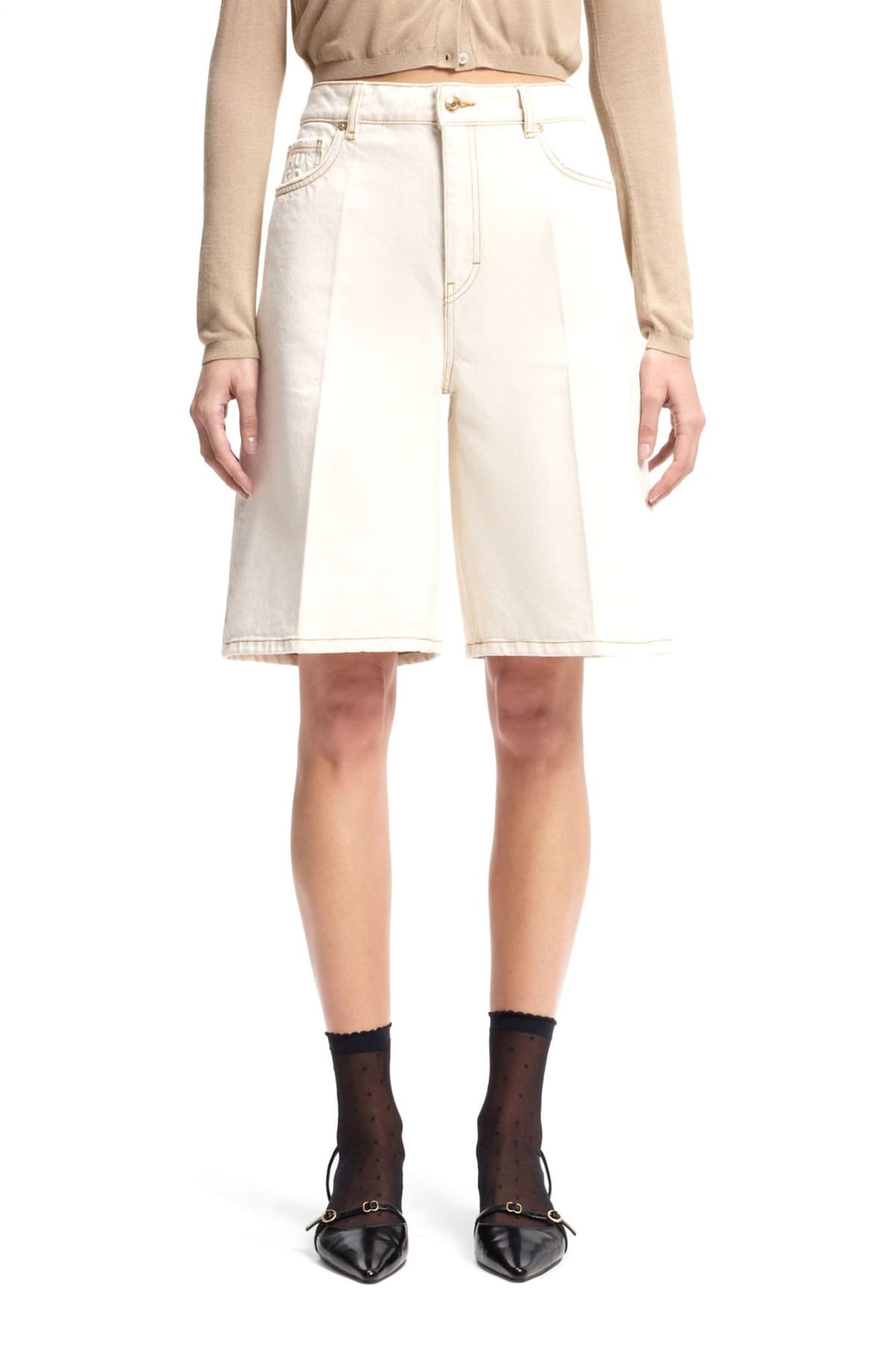 Women's Shorts Hugo Beige
