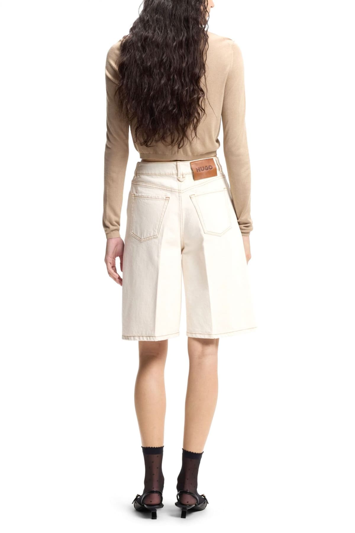 Women's Shorts Hugo Beige