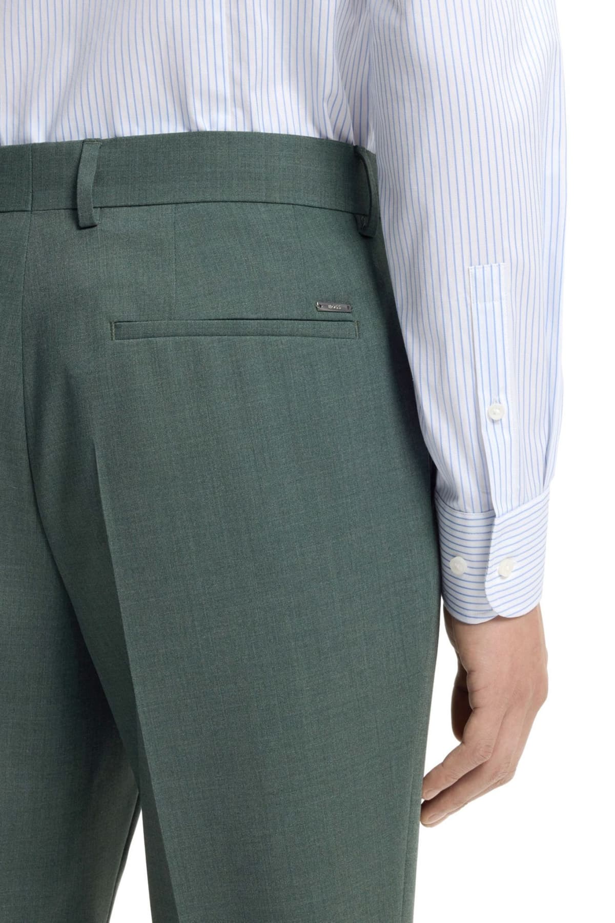 BOSS ΠΑΝΤΕΛΟΝΙ ΚΟΣΤΟΥΜΙΟΥ SLIM FIT H-GENIUS-253 ΠΡΑΣΙΝΟ