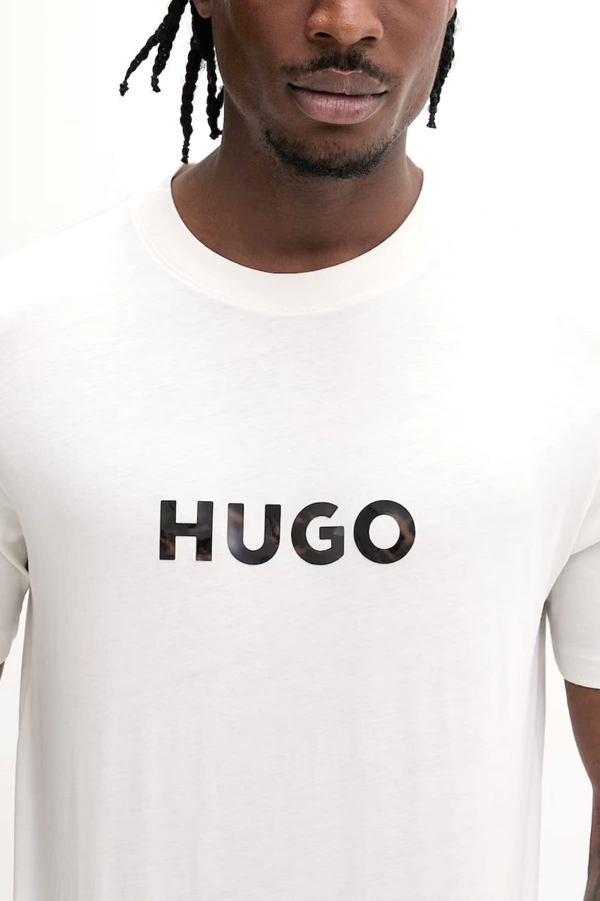 Men's T-Shirts Hugo Ecru