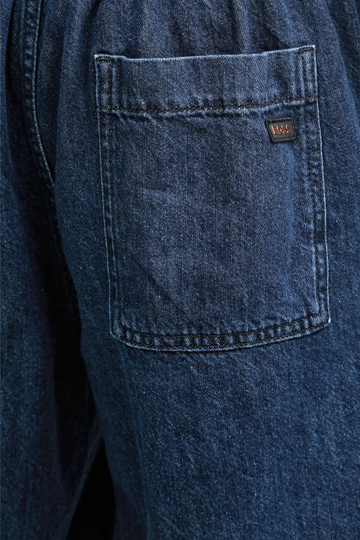 BOSS CASUAL ΒΕΡΜΟΥΔΑ SANDREW-SHORTS-2-BO ΜΠΛΕ