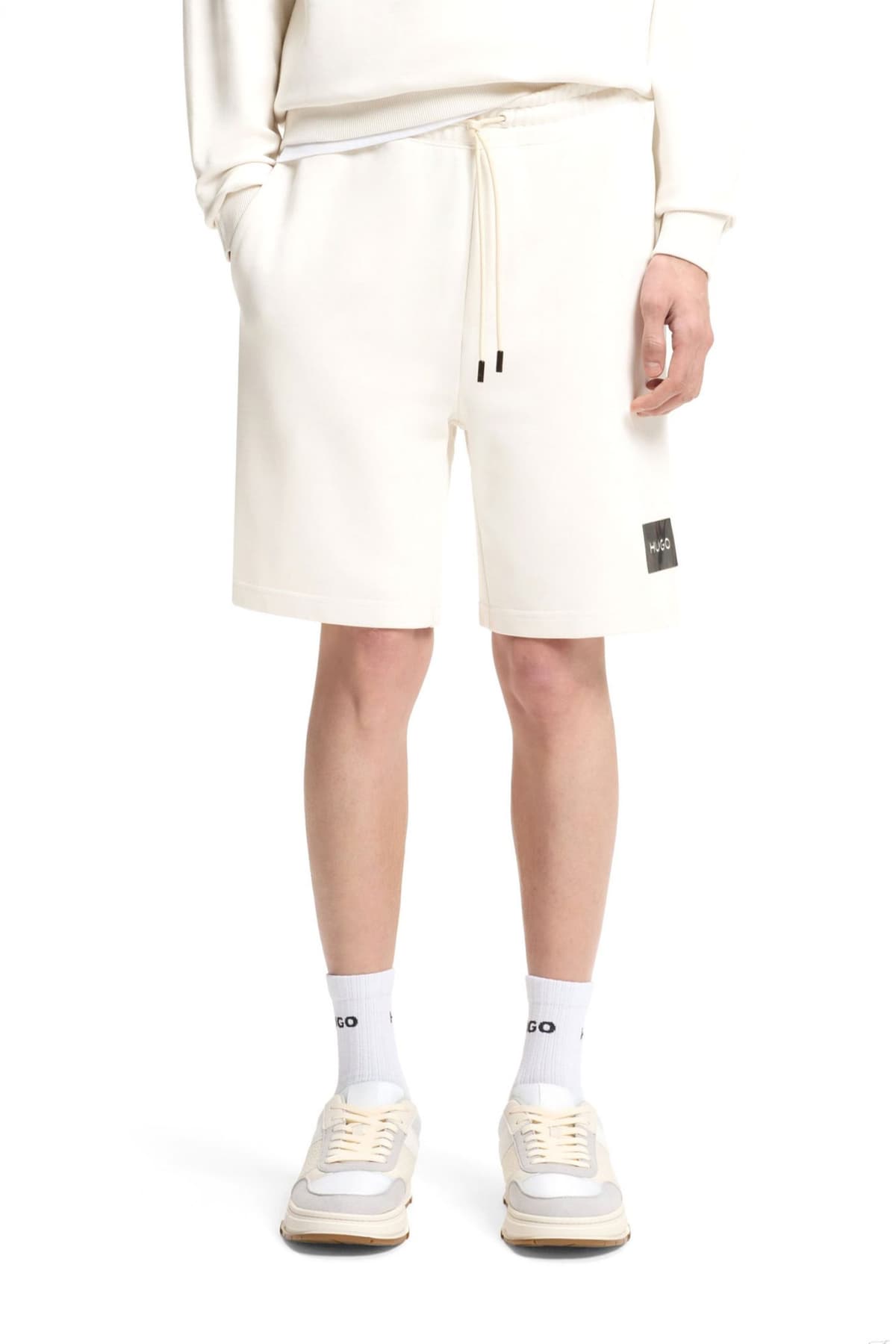 HUGO ΒΕΡΜΟΥΔΑ DARIX LOGO ΕΚΡΟΥ