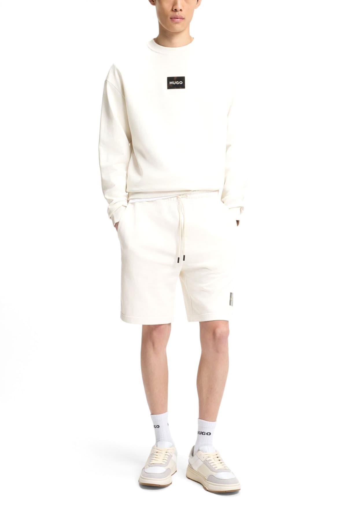 HUGO ΒΕΡΜΟΥΔΑ DARIX LOGO ΕΚΡΟΥ