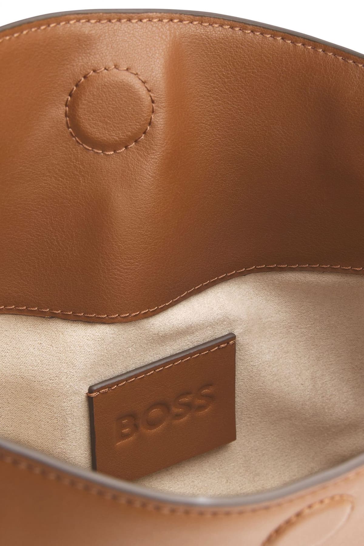 BOSS ΤΣΑΝΤΑ ΩΜΟΥ NUMAH NEW HOBO LOGO ΜΕΤΑΛΛΙΚΟ ΚΑΦΕ