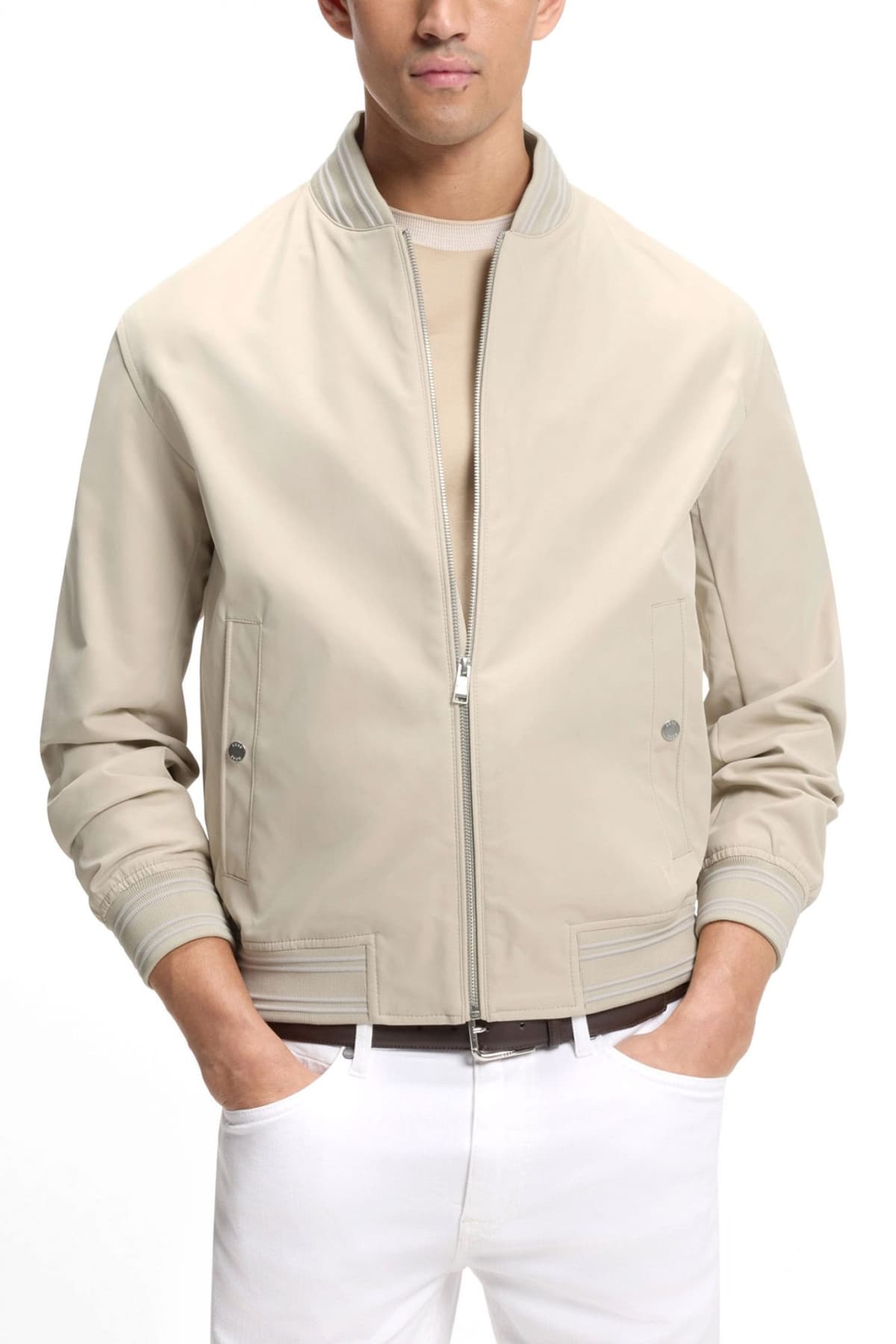 Men's Jackets & Coats Boss Beige