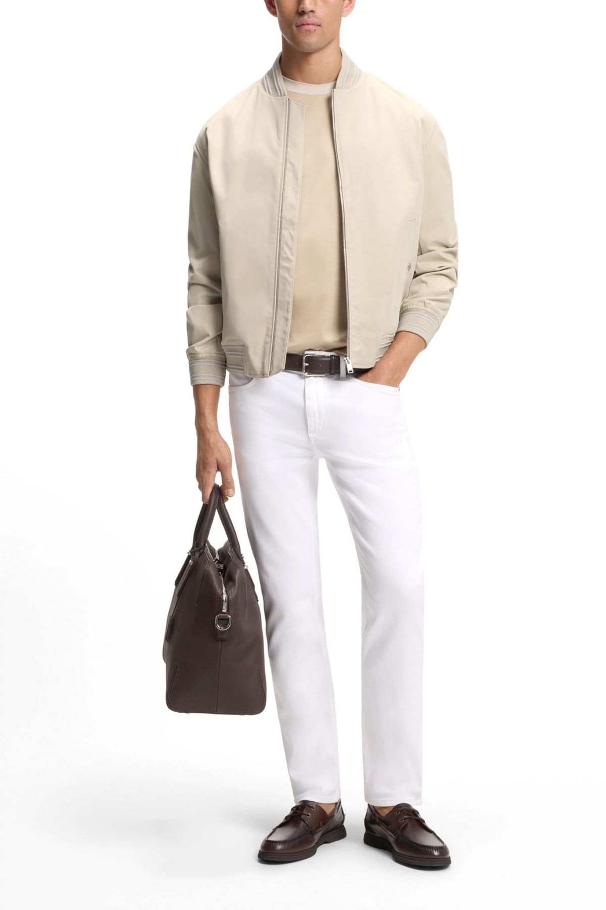 Men's Jackets & Coats Boss Beige