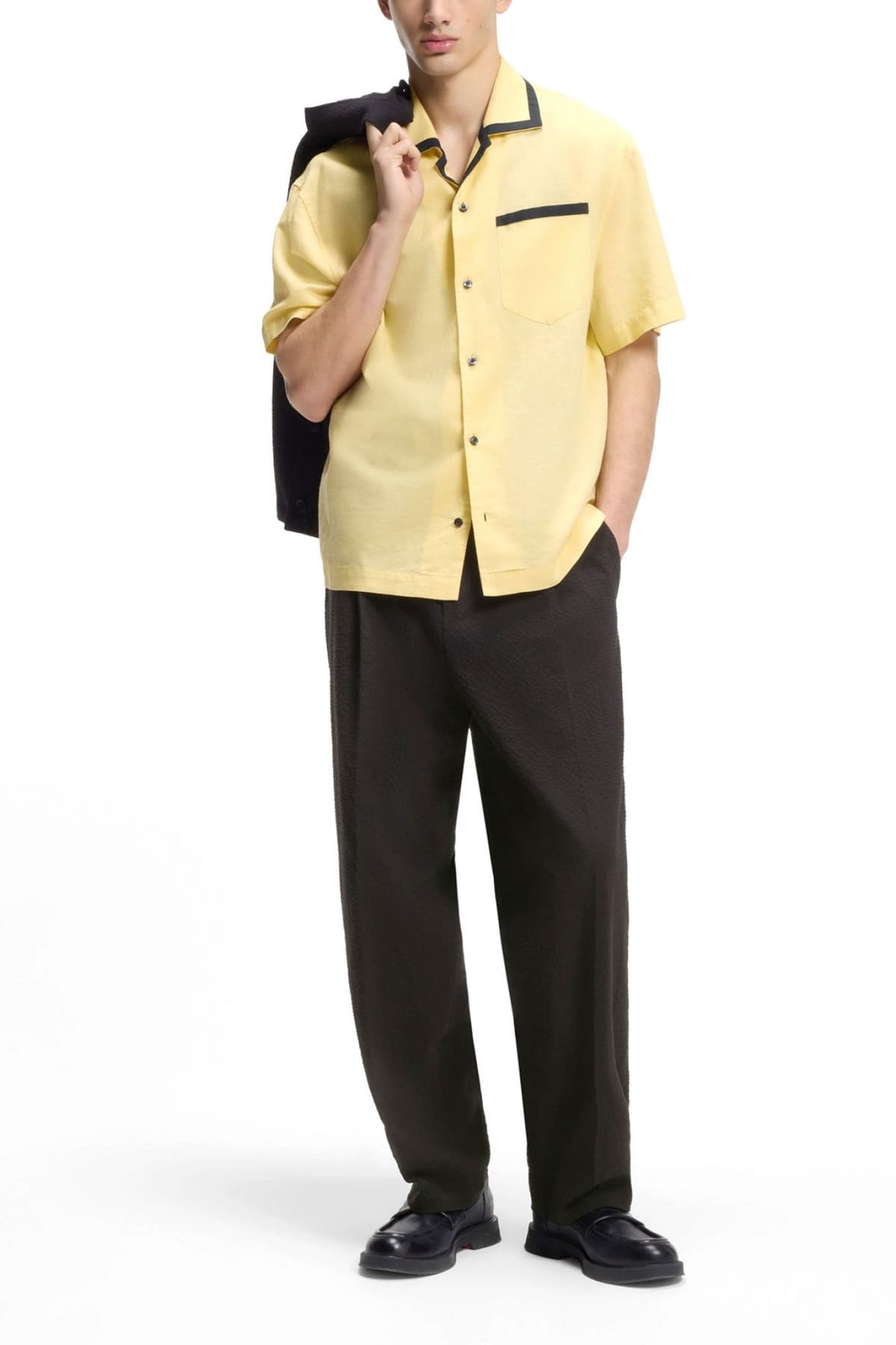 Men's Pants Hugo Black