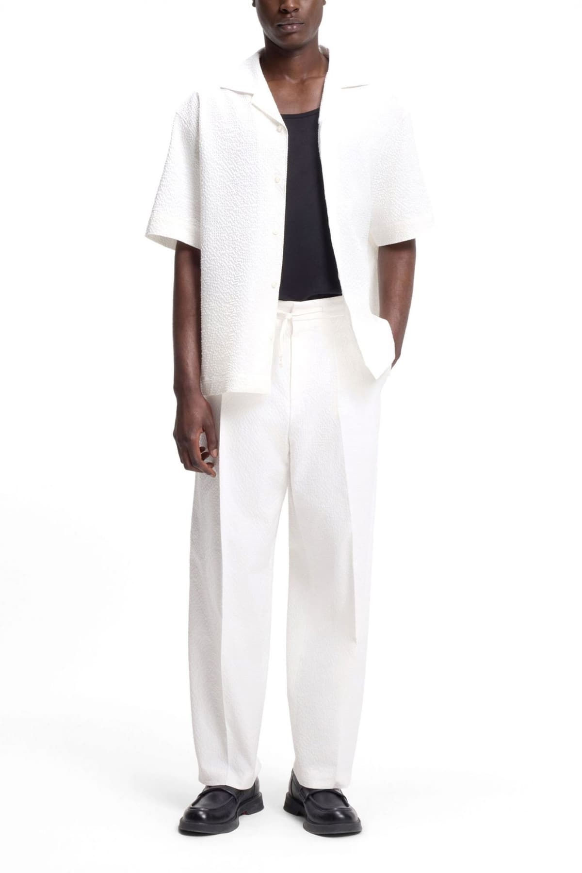 Men's Pants Hugo Ecru