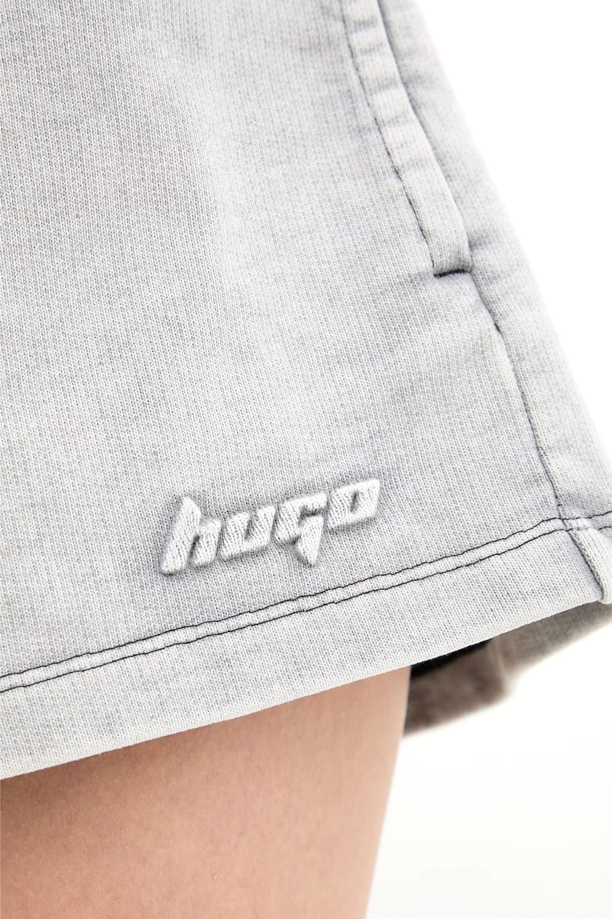 HUGO BLUE ΣΟΡΤΣΑΚΙ NORLINA_B_1 LOGO ΓΚΡΙ