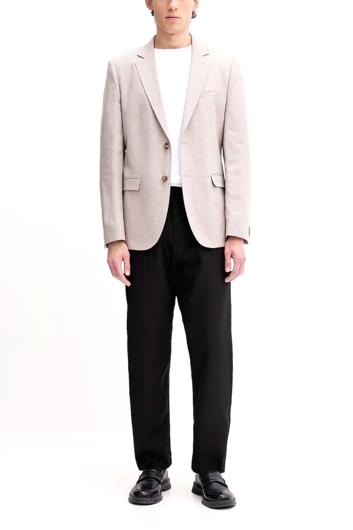 HUGO ΣΑΚΑΚΙ ΚΟΥΣΤΟΥΜΙΟΥ EXTRA SLIM FIT ΛΙΝΟ ARTI253X ΜΠΕΖ