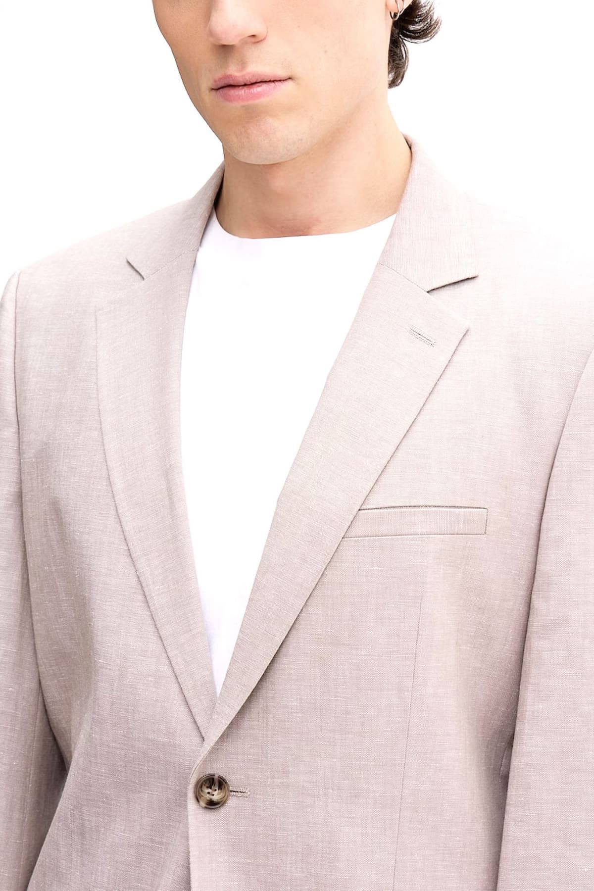 HUGO ΣΑΚΑΚΙ ΚΟΥΣΤΟΥΜΙΟΥ EXTRA SLIM FIT ΛΙΝΟ ARTI253X ΜΠΕΖ