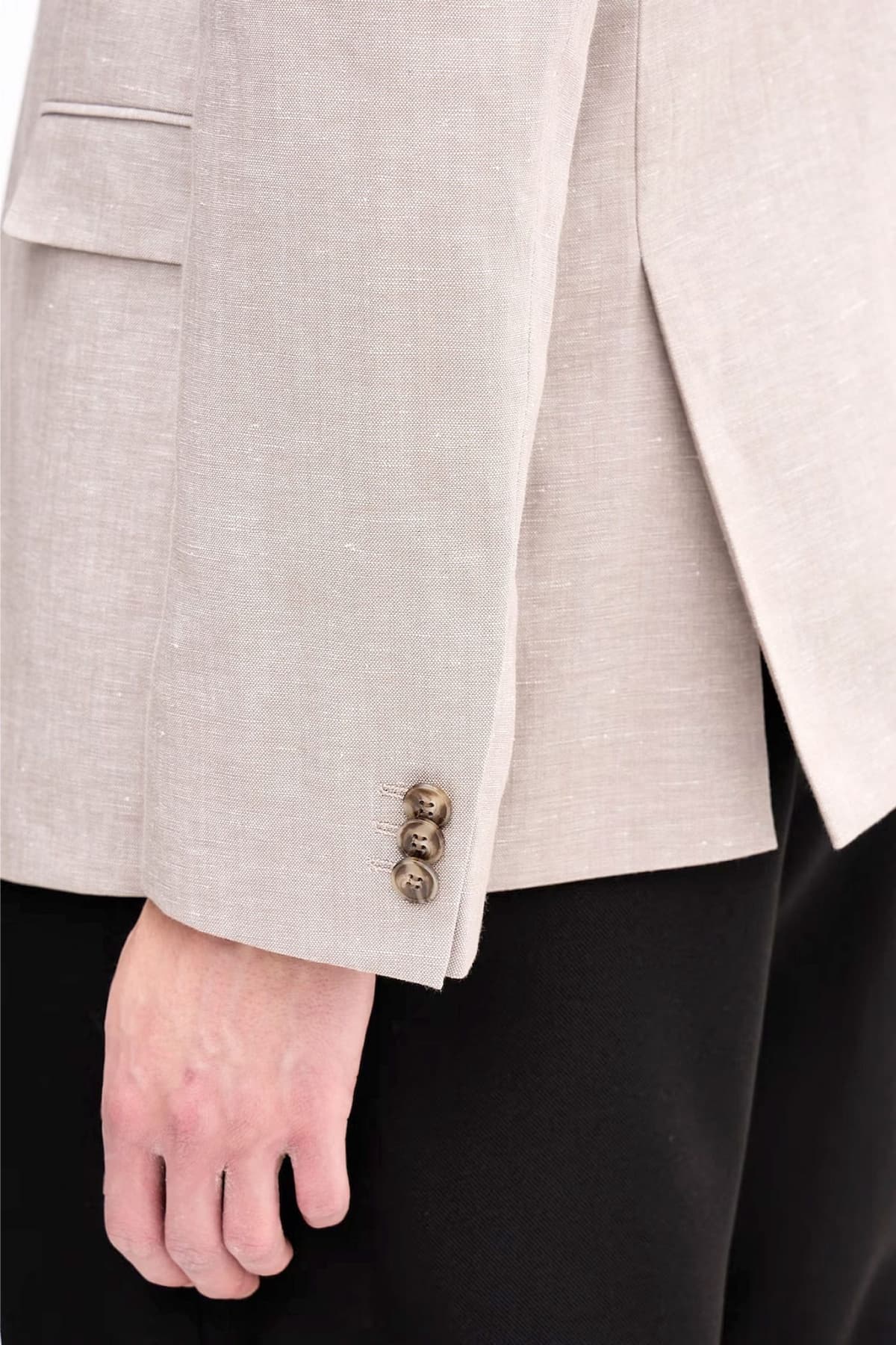 HUGO ΣΑΚΑΚΙ ΚΟΥΣΤΟΥΜΙΟΥ EXTRA SLIM FIT ΛΙΝΟ ARTI253X ΜΠΕΖ