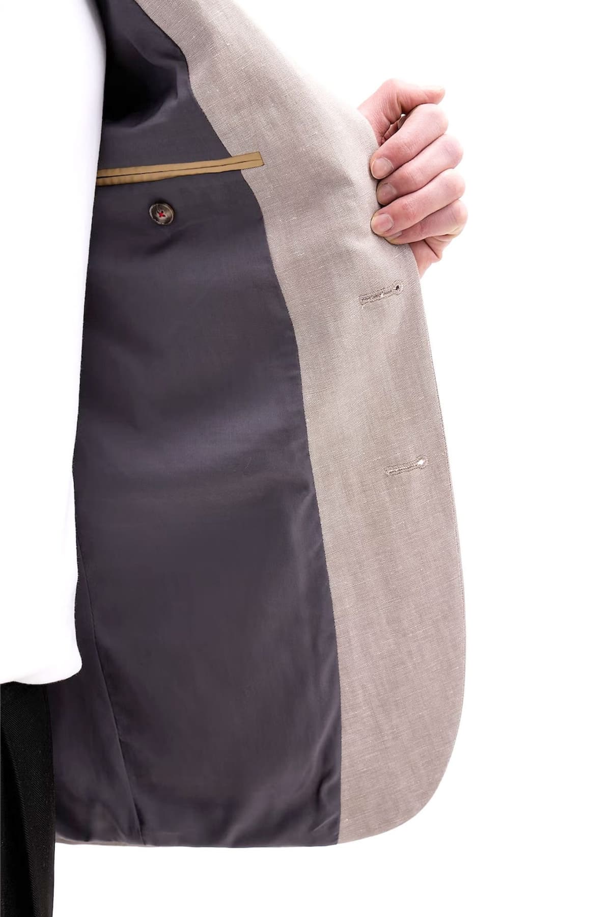 HUGO ΣΑΚΑΚΙ ΚΟΥΣΤΟΥΜΙΟΥ EXTRA SLIM FIT ΛΙΝΟ ARTI253X ΜΠΕΖ