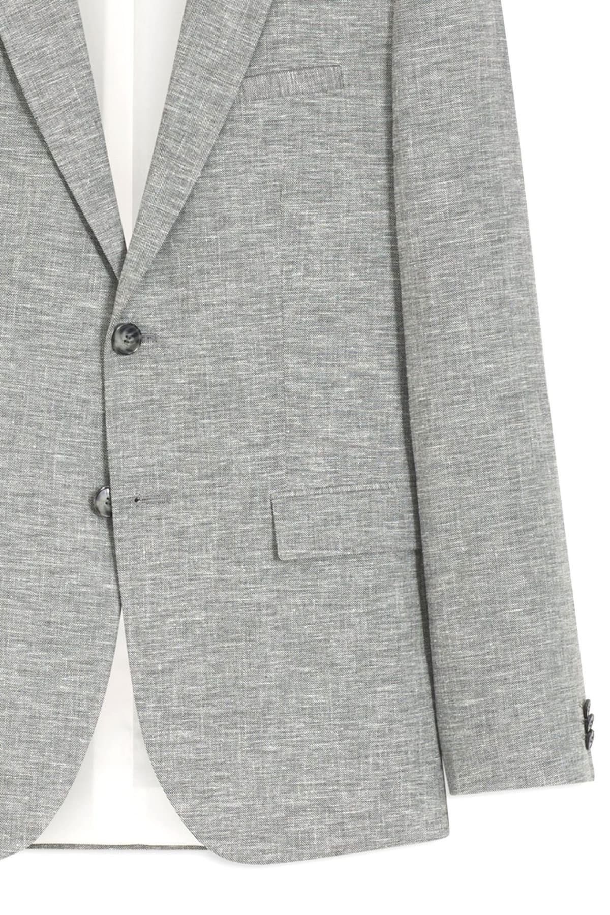 HUGO ΣΑΚΑΚI ΚΟΥΣΤΟΥΜΙΟΥΙ EXTRA SLIM FIT ΛΙΝΟ ARTI253X ΓΚΡΙ