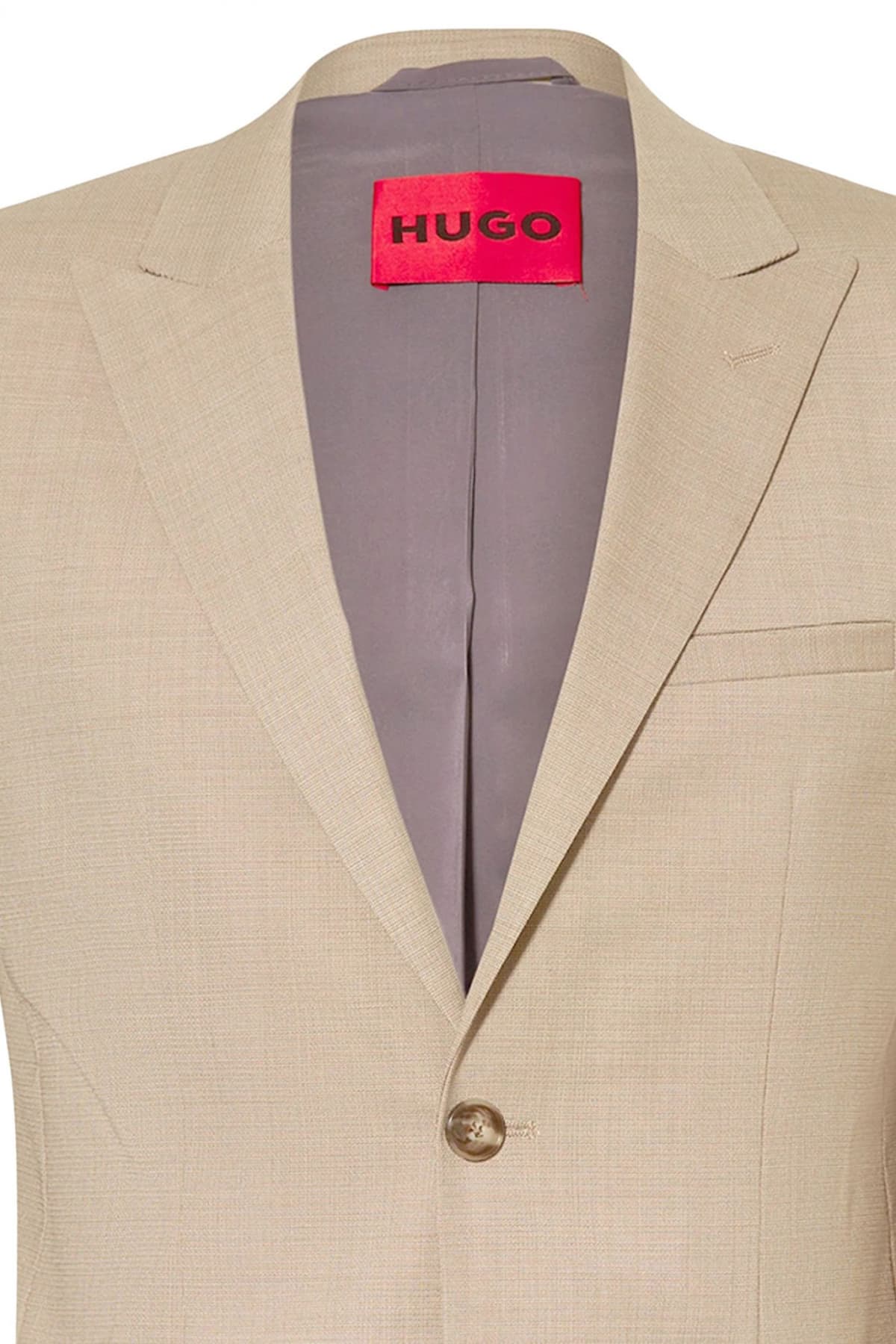 HUGO ΣΑΚΑΚΙ ΚΟΥΣΤΟΥΜΙΟΥ EXTRA SLIM FIT ΛΙΝΟ ARTI253X ΜΠΕΖ