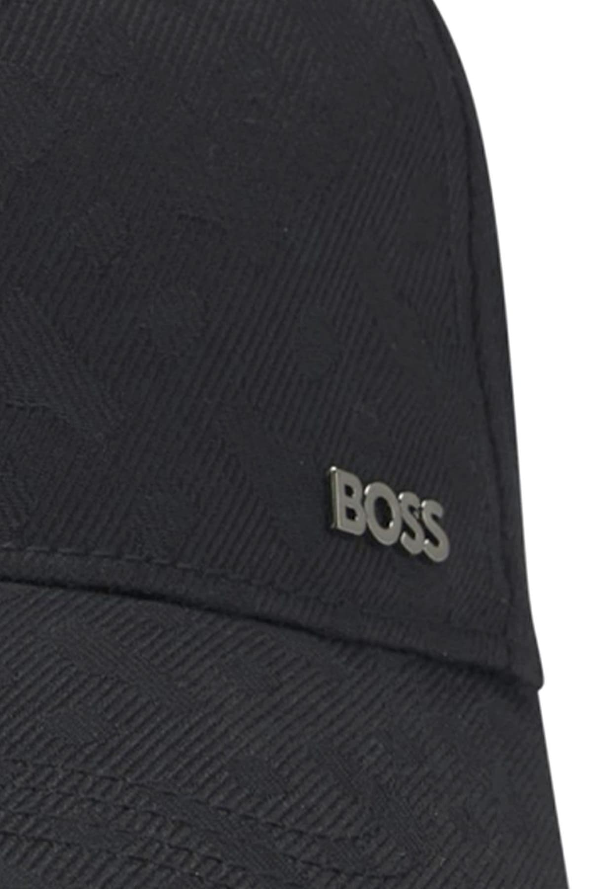 BOSS ΚΑΠΕΛΟ ALL OVER LOGO ZED-M ΜΑΥΡΟ