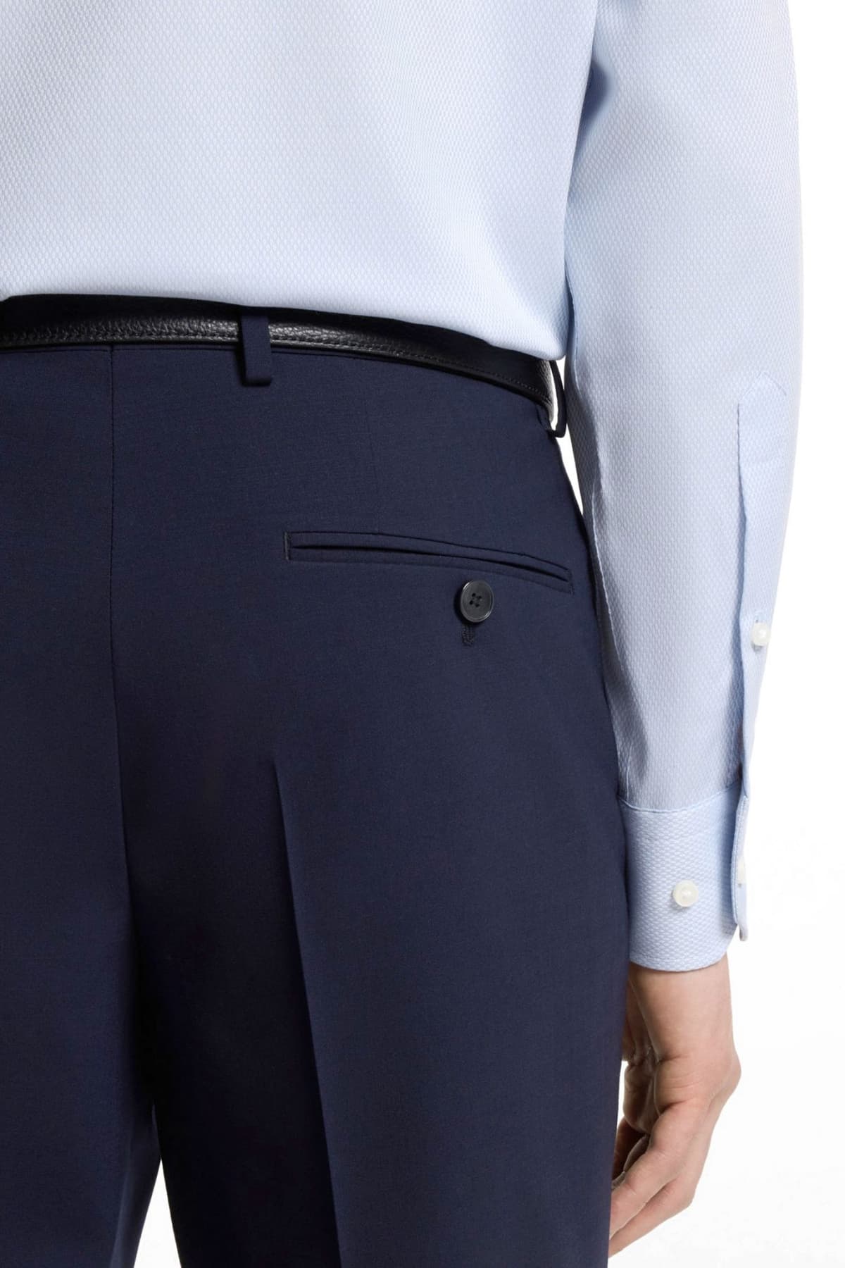 BOSS ΠΟΥΚΑΜΙΣΟ ΜΙΚΡΟΣΧΕΔΙΟ REGULAR FIT EASY IRON H-JOE-K-C1-261 ΣΙΕΛ