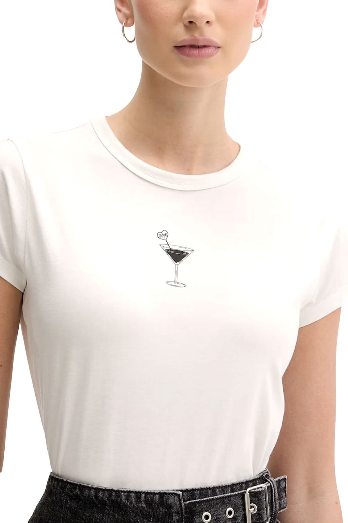 HUGO BLUE T-SHIRT DICHROMA_B LOGO ΕΚΡΟΥ