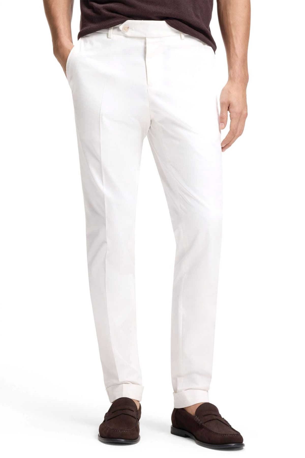 Men's Pants Boss White