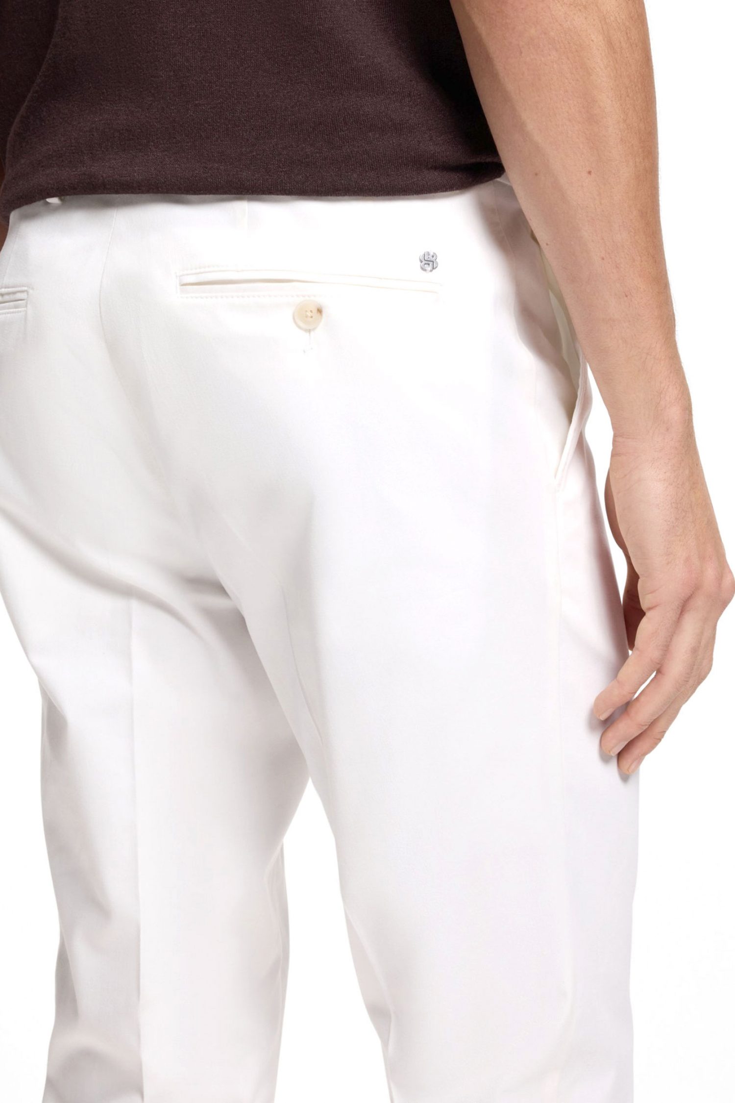 Men's Pants Boss White