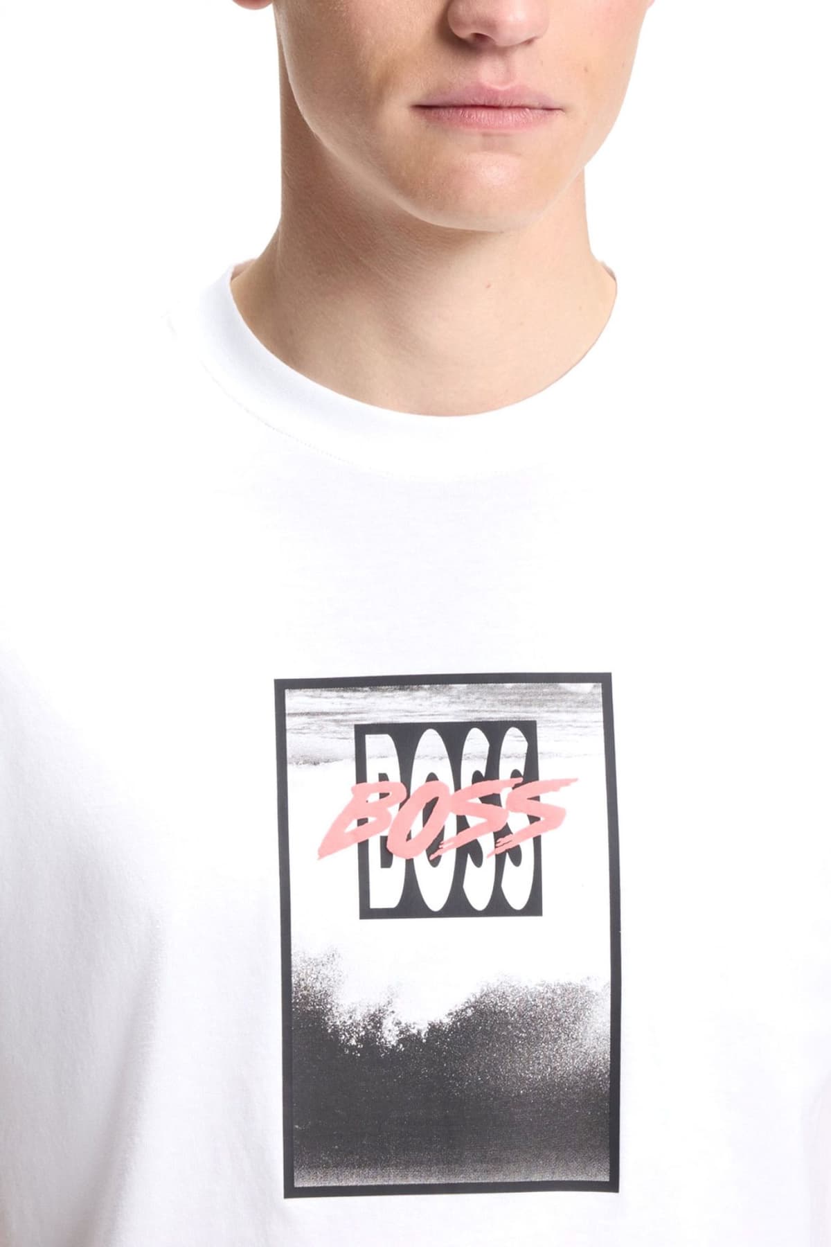 Men's T-Shirts Boss White