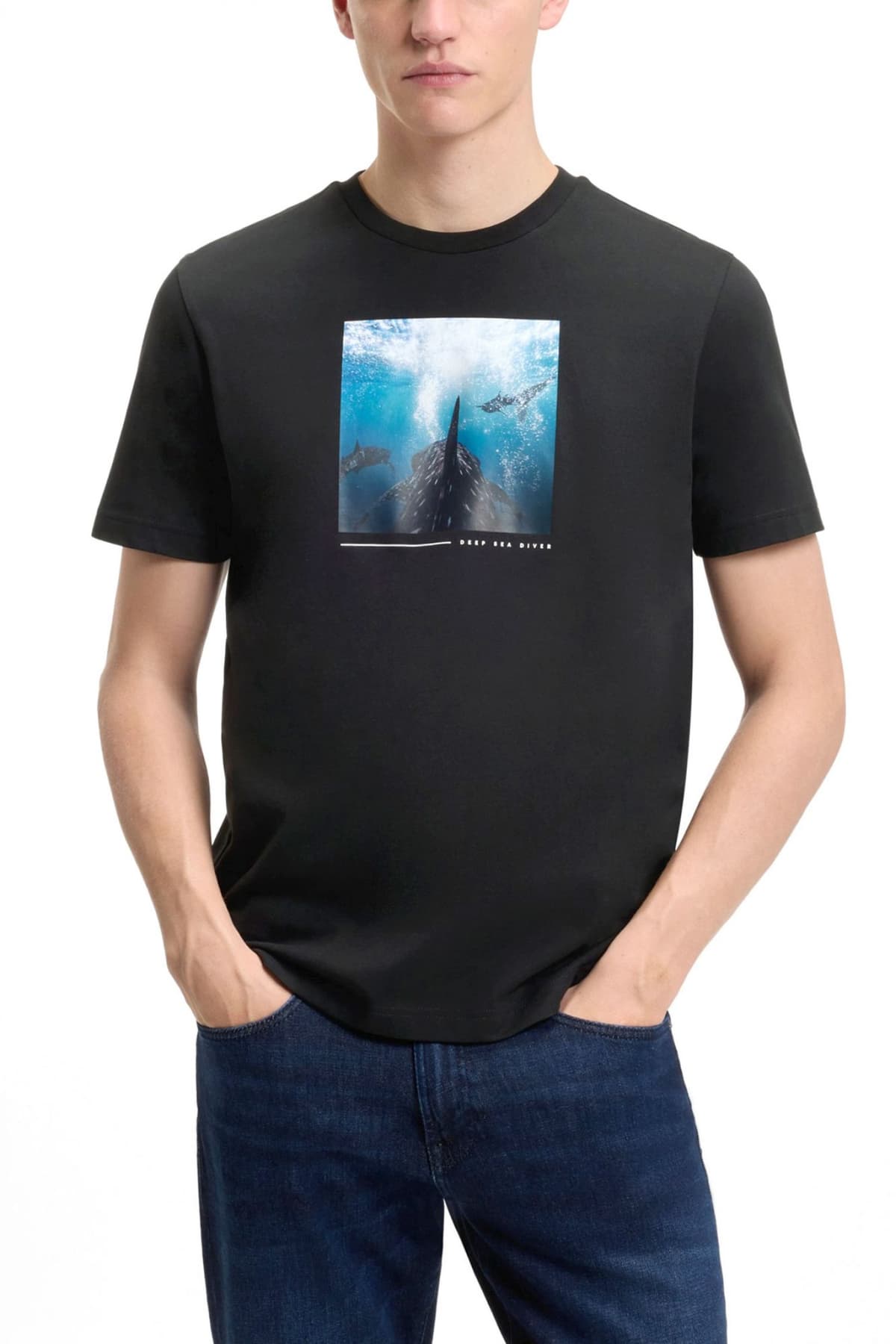 Men's T-Shirts Boss Black