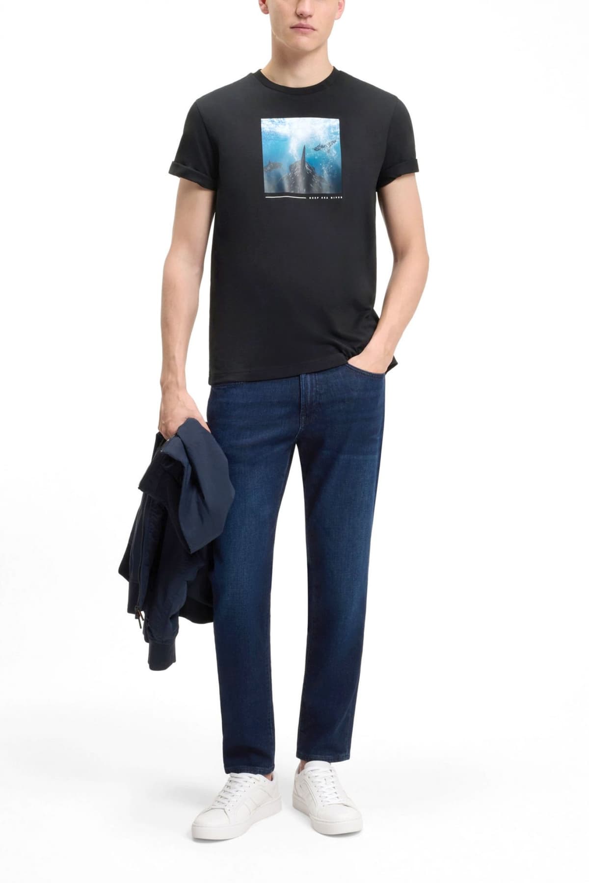 Men's T-Shirts Boss Black