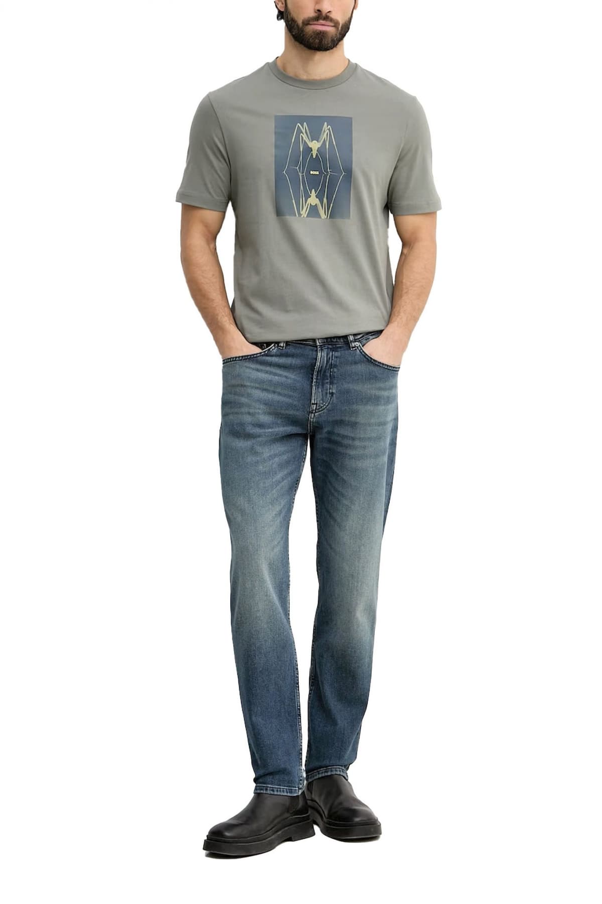 Men's T-Shirts Boss Beige