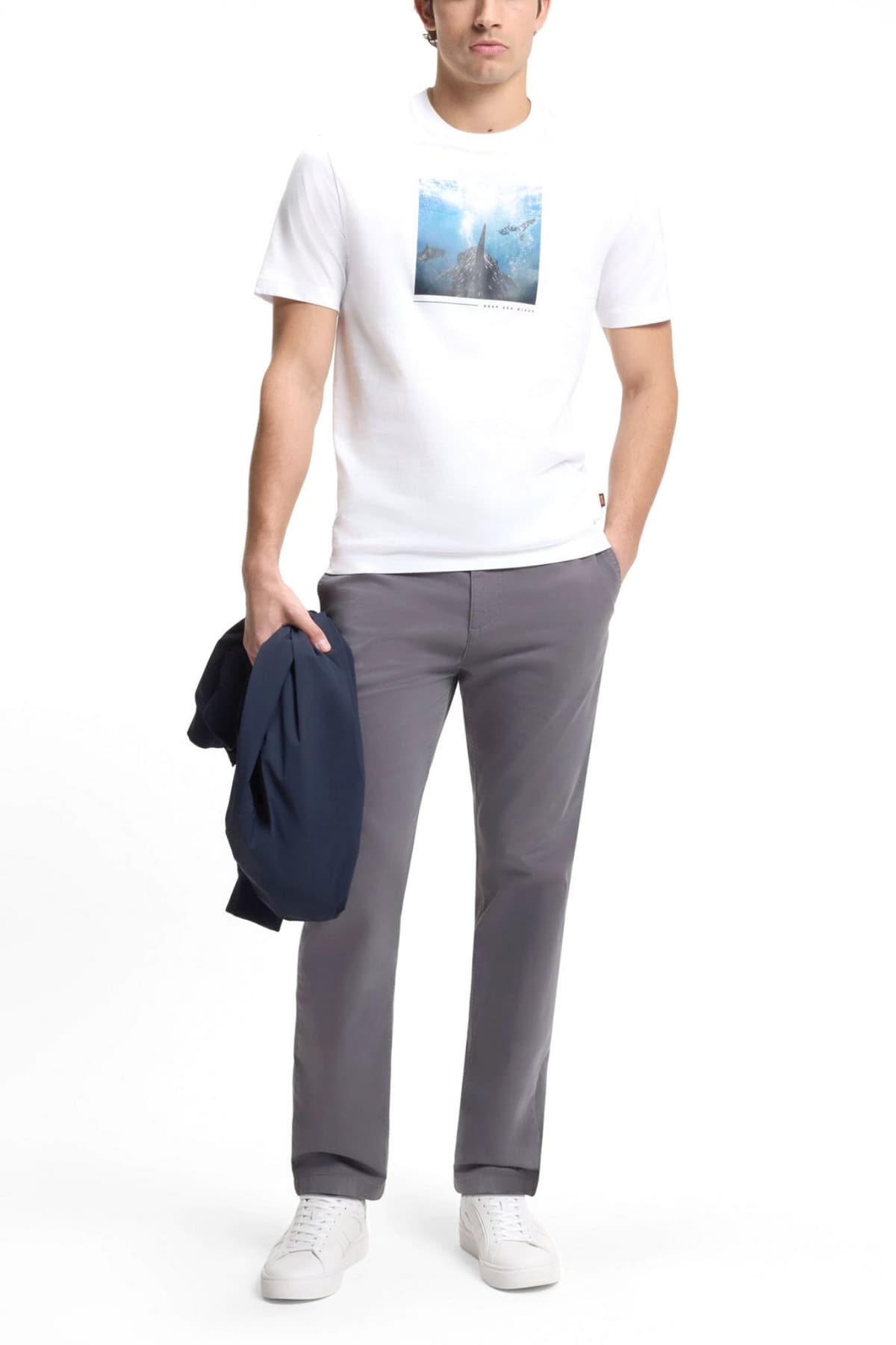 Men's T-Shirts Boss White