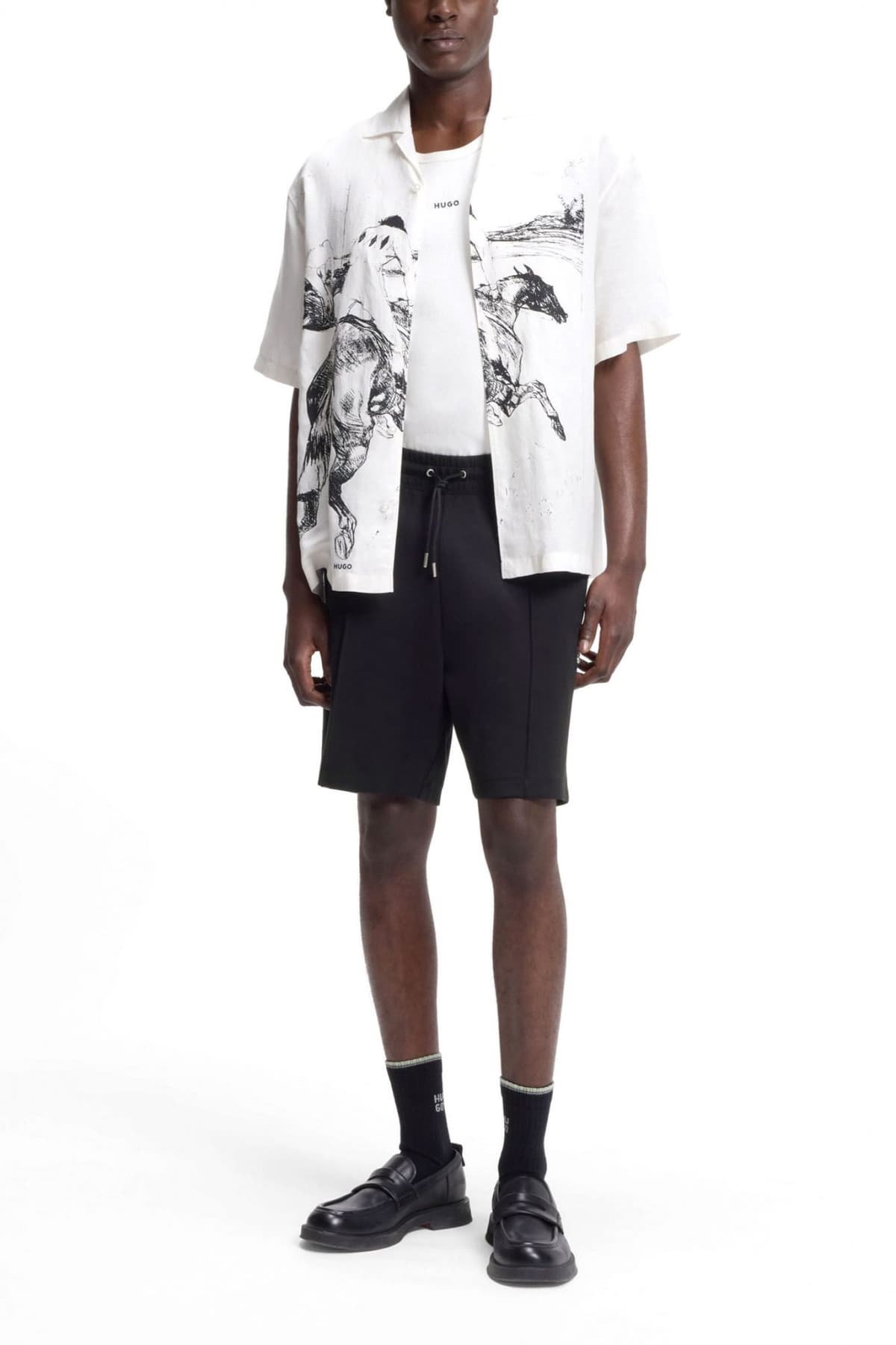 Men's Shorts Hugo Black