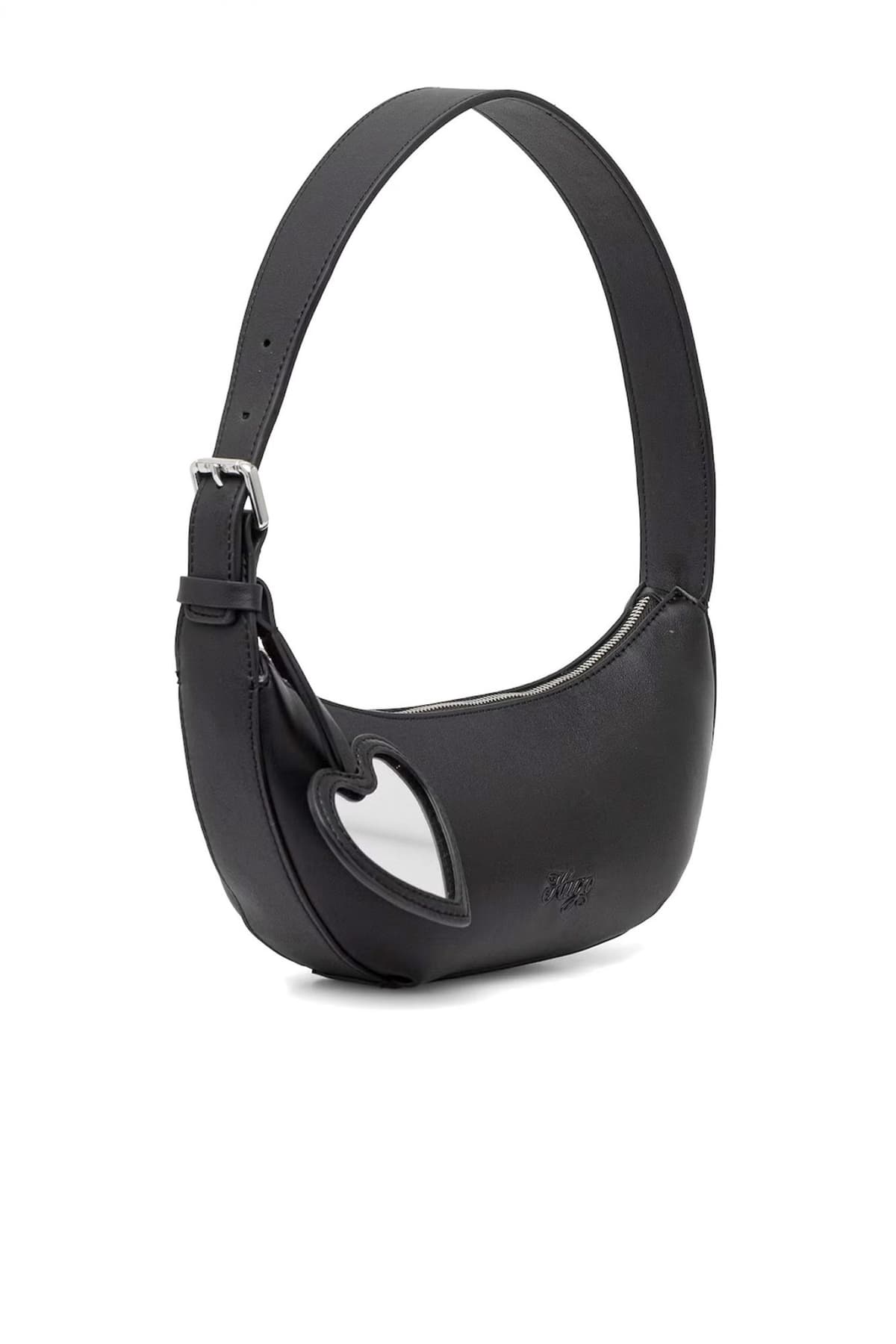 HUGO BLUE ΤΣΑΝΤΑ ΩΜΟΥ TWILA_SHOULDER BAG LOGO ΜΑΥΡΟ