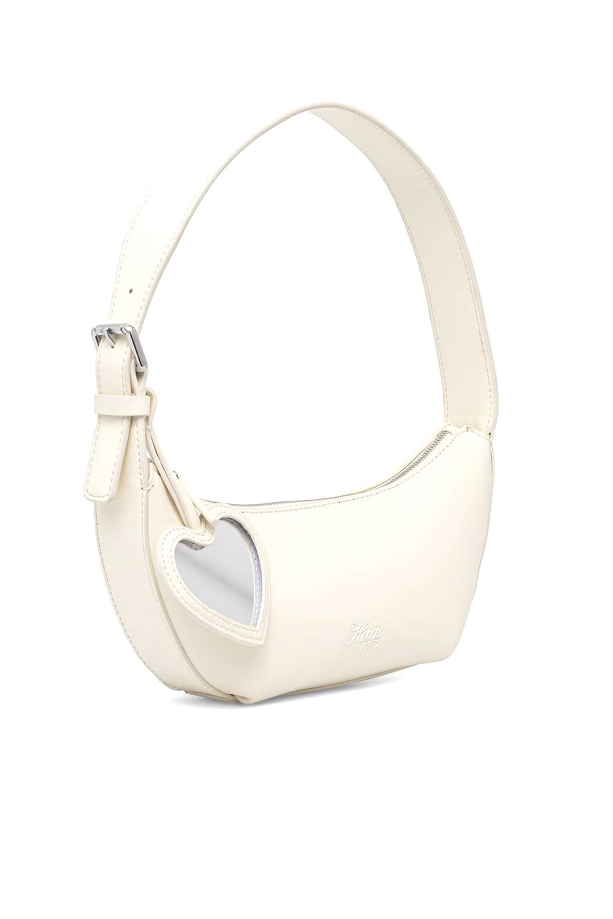 HUGO BLUE ΤΣΑΝΤΑ ΩΜΟΥ TWILA_SHOULDER BAG LOGO ΕΚΡΟΥ