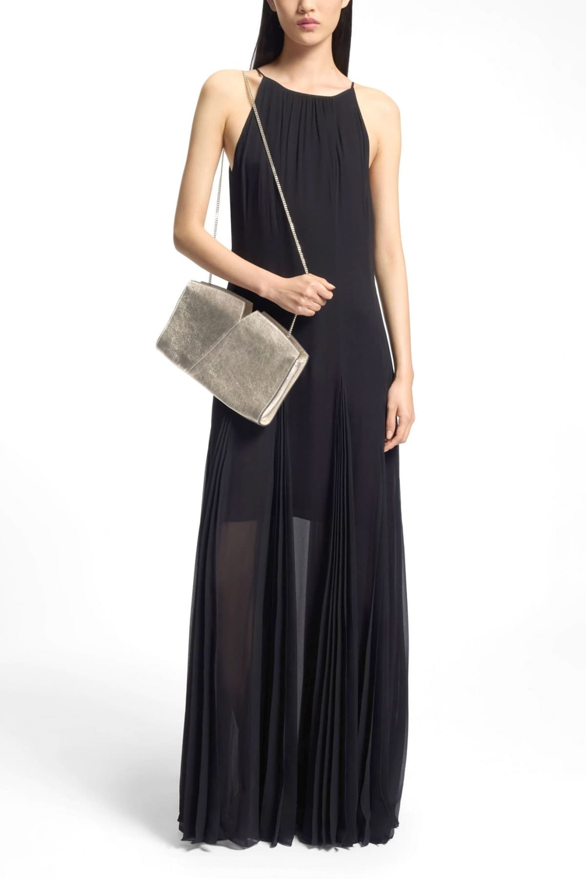 BOSS ΤΣΑΝΤΑ ΦΑΚΕΛΟΣ/CROSSBODY ΔΕΡΜΑ REVERS CLUTCH L ΧΡΥΣΟ