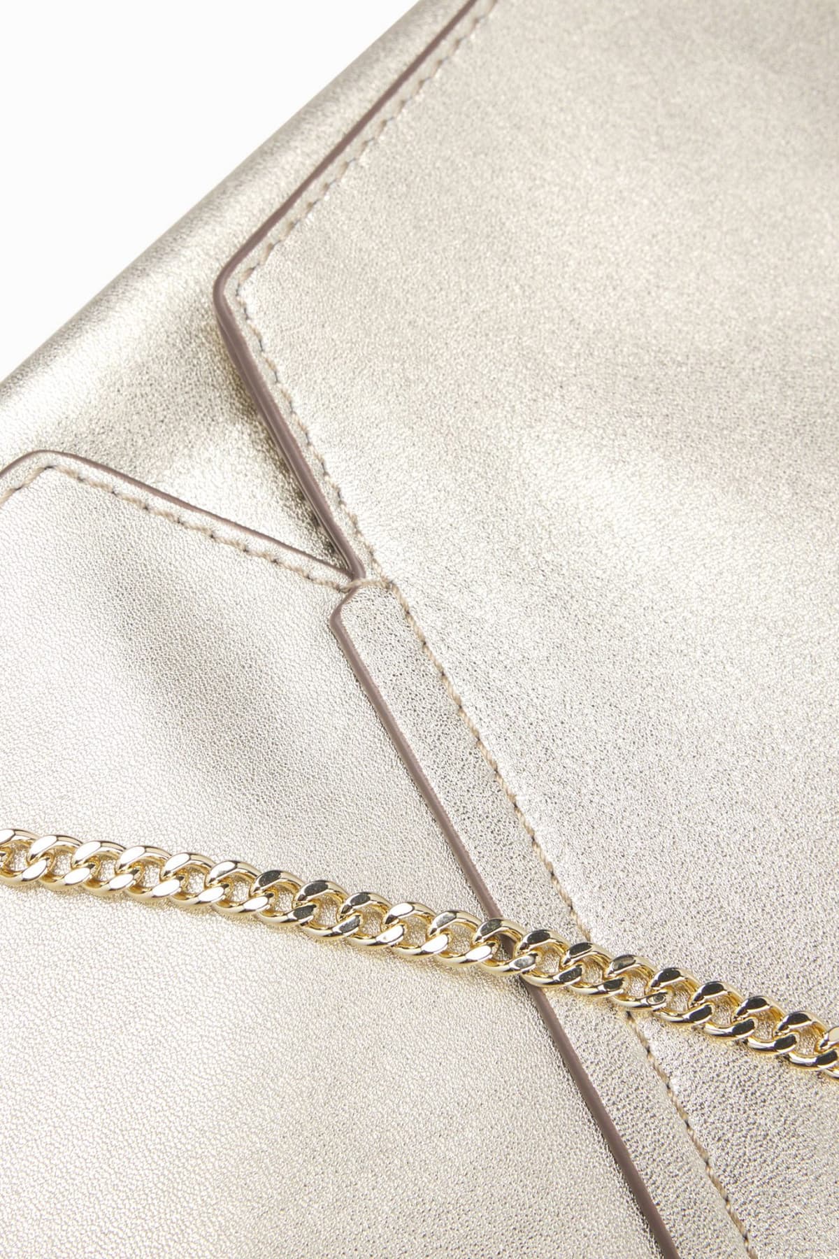 BOSS ΤΣΑΝΤΑ ΦΑΚΕΛΟΣ/CROSSBODY ΔΕΡΜΑ REVERS CLUTCH L ΧΡΥΣΟ