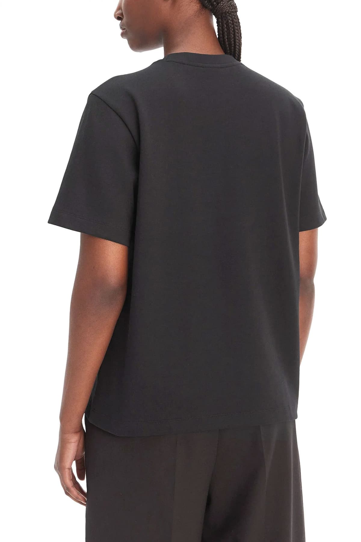 BOSS T-SHIRT EHARPA2 REGULAR FIT ΜΑΥΡΟ