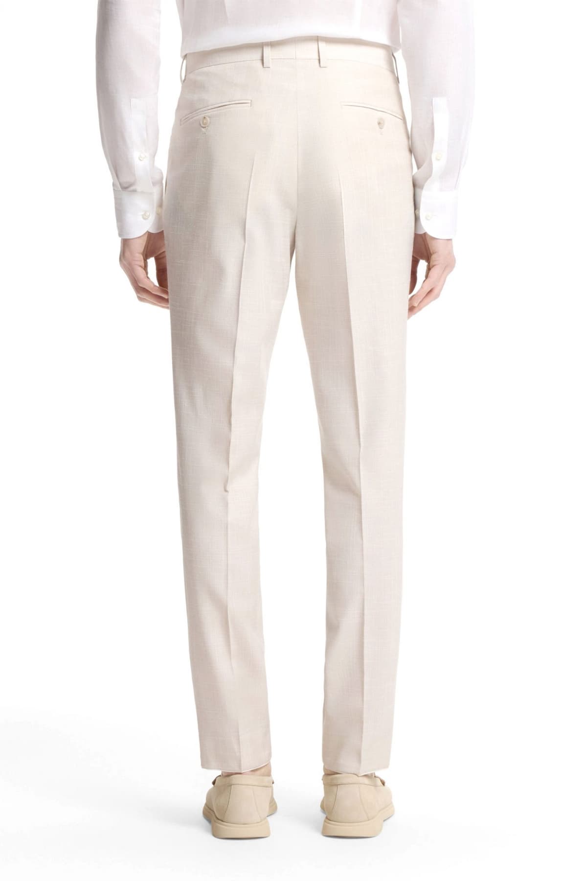 BOSS ΚΟΥΣΤΟΥΜΙ LANIFICIO TESSE BIELLA STRETCH SLIM FIT H-HUGE-2PCS-253 ΕΚΡΟΥ