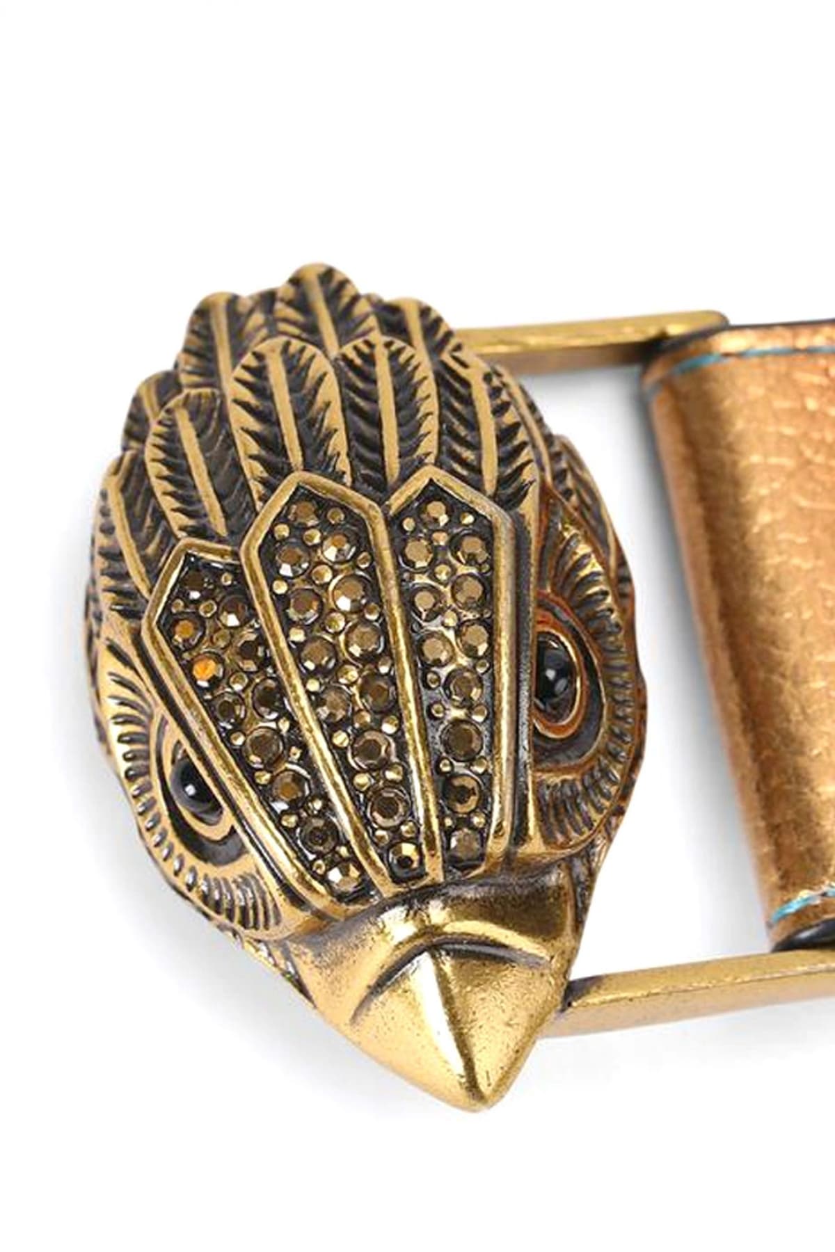 KURT GEIGER ΖΩΝΗ ΚΕNSINGTON 38 BELT LOGO METAΛΛΙΚΑ ΧΡΩΜΑΤΑ/ΠΟΛΥΧΡΩΜΟ