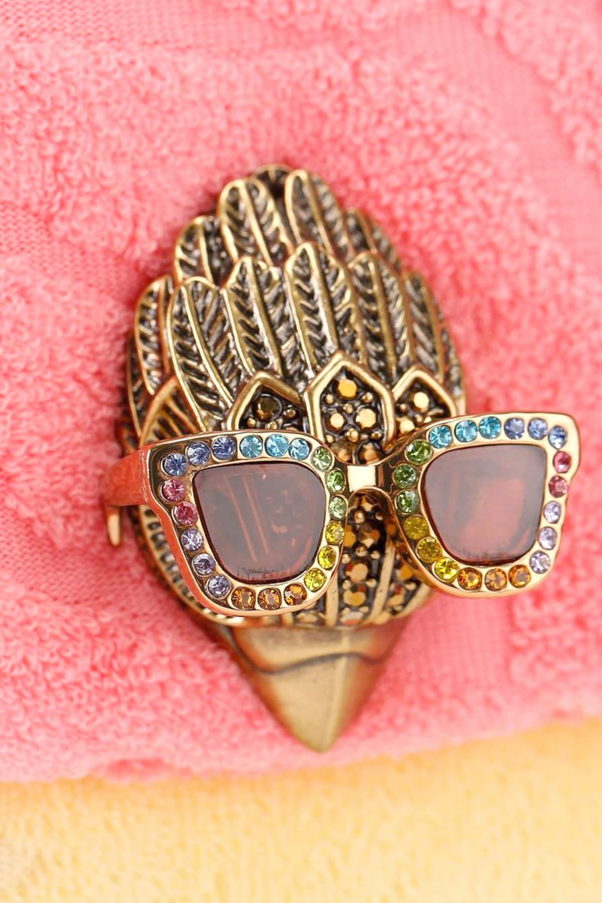 KURT GEIGER ΤΣΑΝΤΑ ΩΜΟΥ ΚENSINGTON KNOT SHOULDER ΑΝΑΓΛΥΦΑ ΣΧΕΔΙΑ LOGO ΠΟΛΥΧΡΩΜΟ