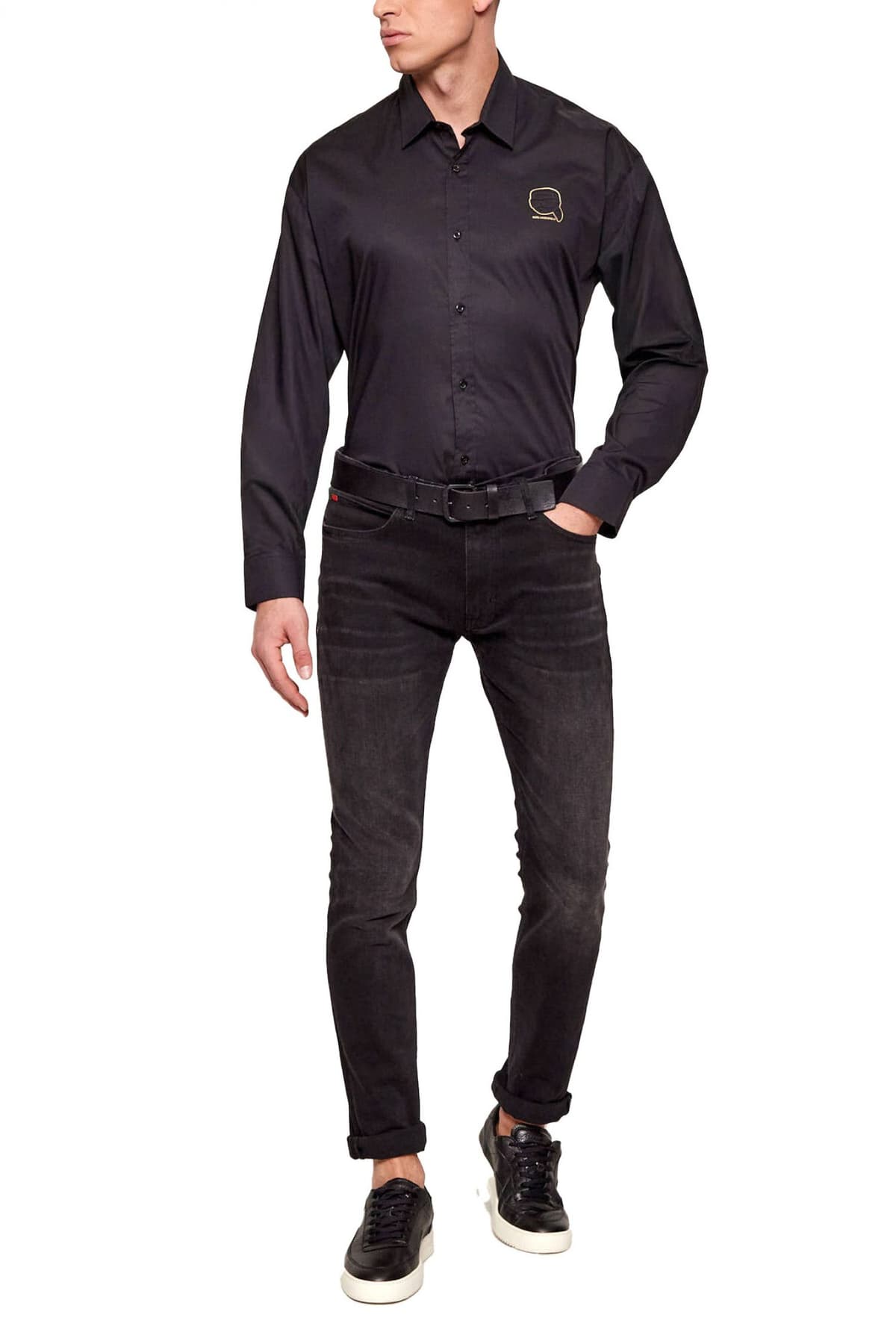Men's Shirts Karl Lagerfeld Black