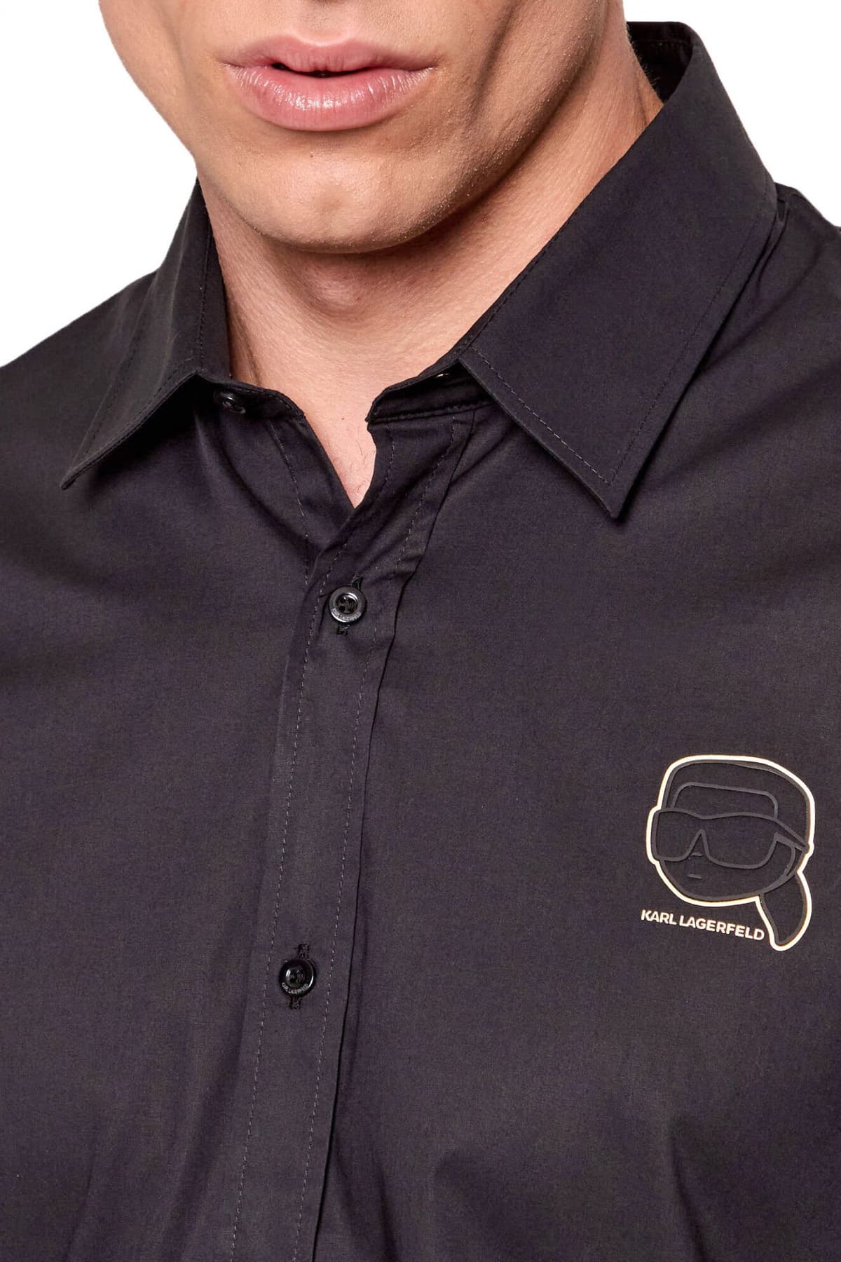 Men's Shirts Karl Lagerfeld Black