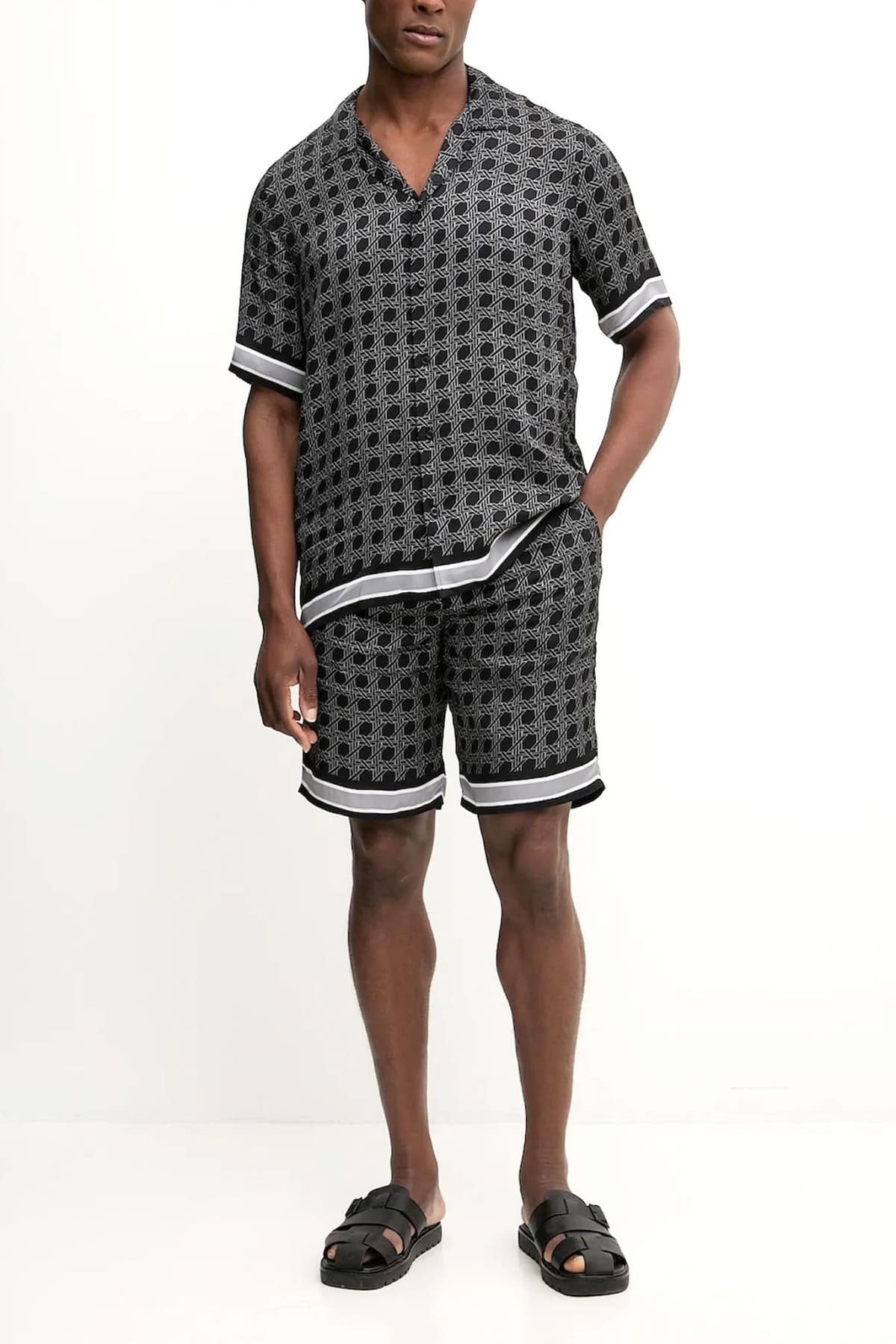 Men's Shirts Karl Lagerfeld Black