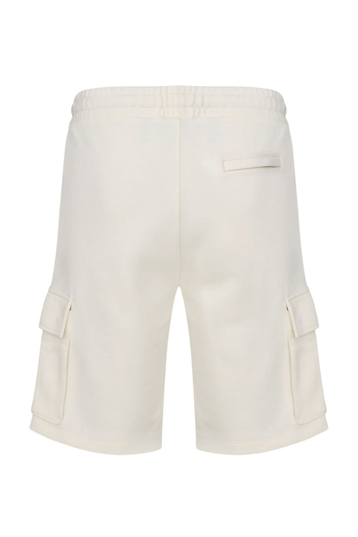 KARL LAGERFELD ΒΕΡΜΟΥΔΑ ΦΟΥΤΕΡ CARGO LOGO ΕΚΡΟΥ