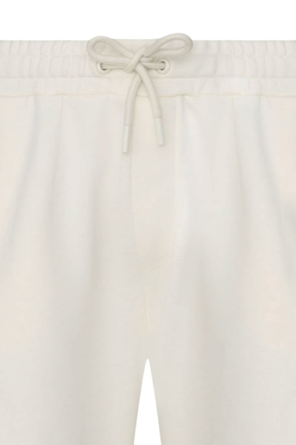 KARL LAGERFELD ΒΕΡΜΟΥΔΑ ΦΟΥΤΕΡ CARGO LOGO ΕΚΡΟΥ