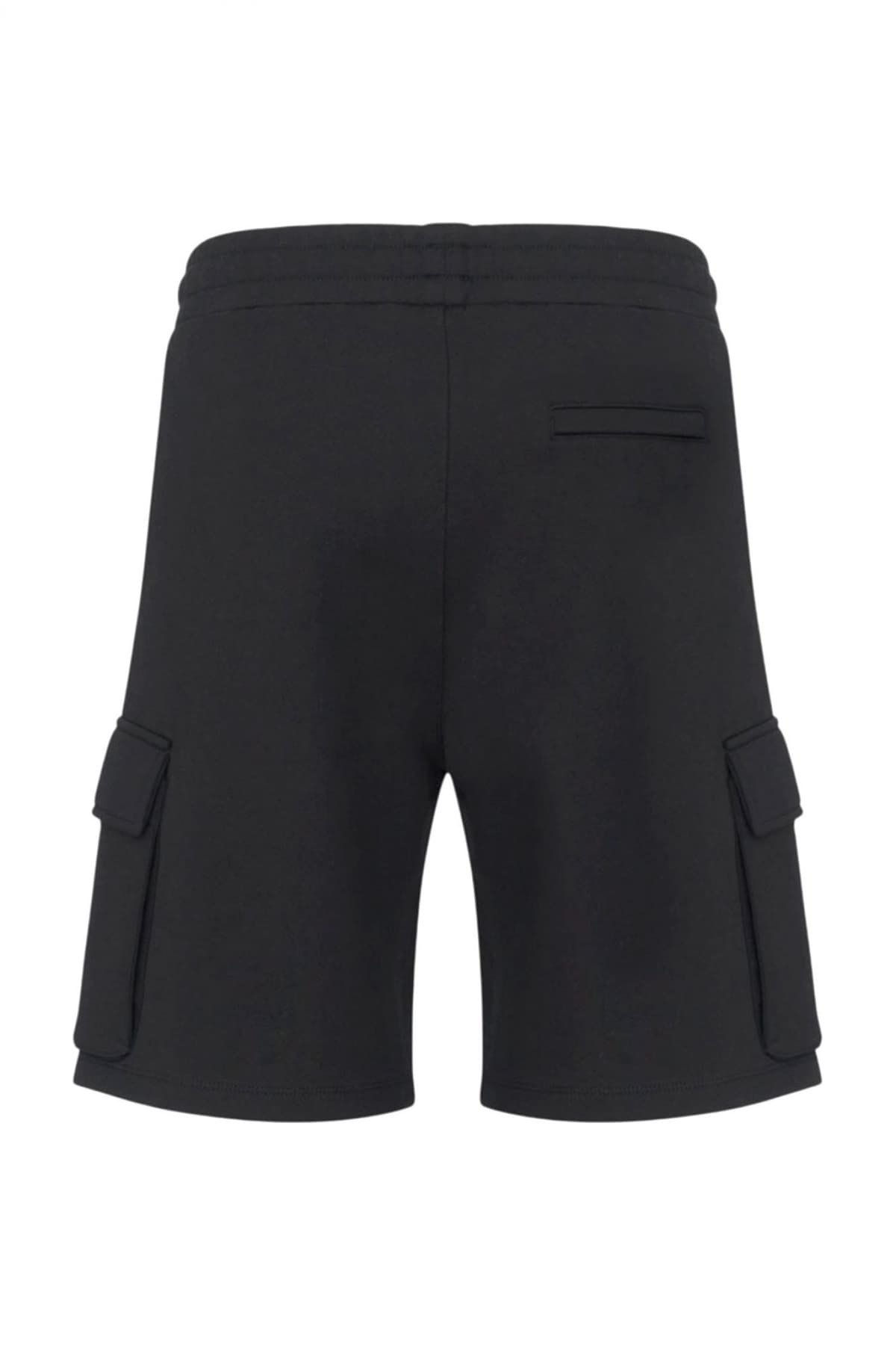 KARL LAGERFELD ΒΕΡΜΟΥΔΑ ΦΟΥΤΕΡ CARGO LOGO ΜΑΥΡΟ