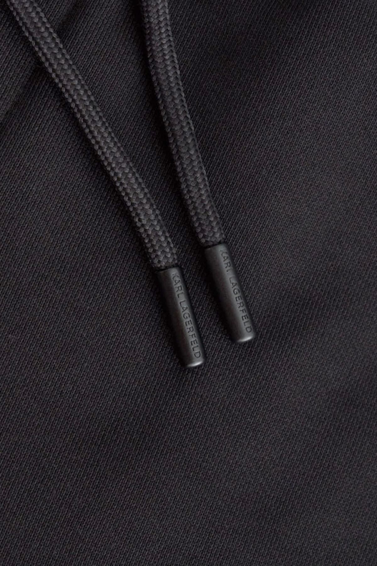 KARL LAGERFELD ΒΕΡΜΟΥΔΑ ΦΟΥΤΕΡ CARGO LOGO ΜΑΥΡΟ