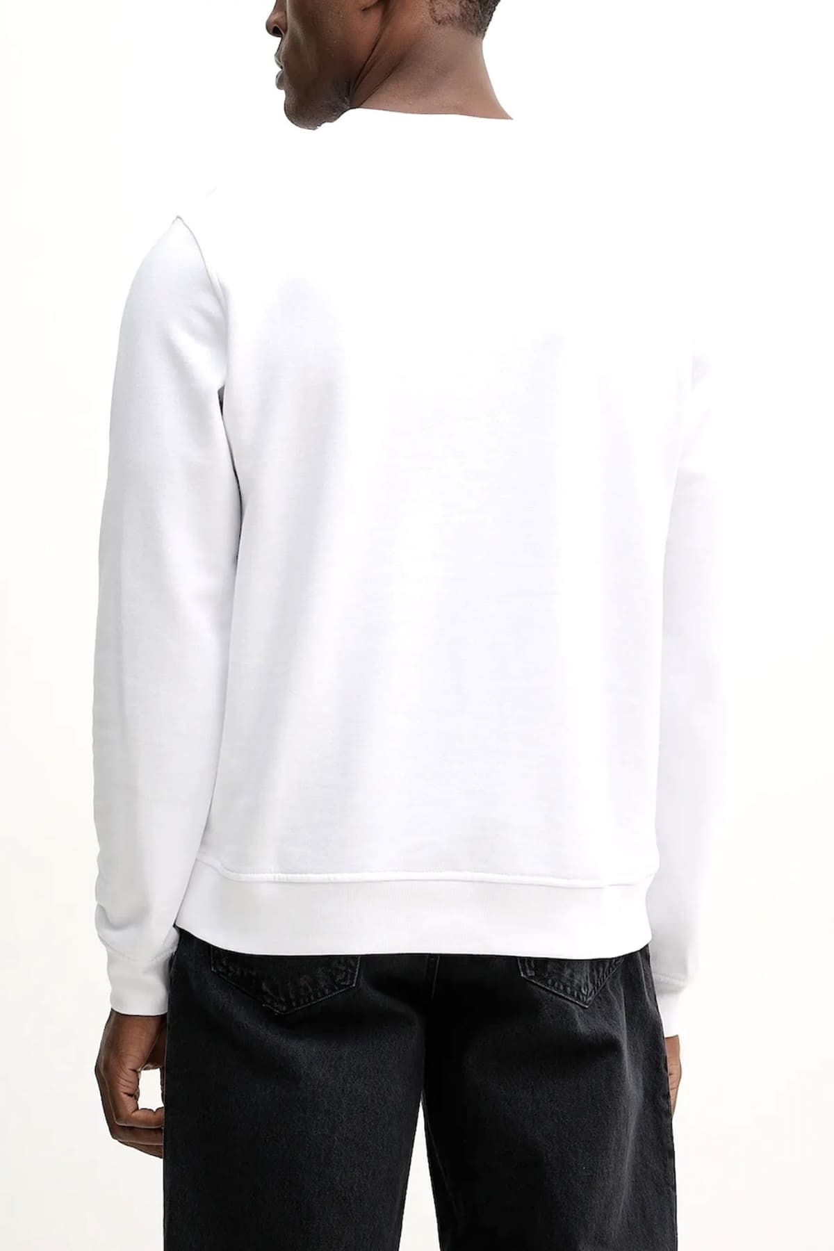 KARL LAGERFELD ΦΟΥΤΕΡ CREW NECK LOGO ΛΕΥΚΟ