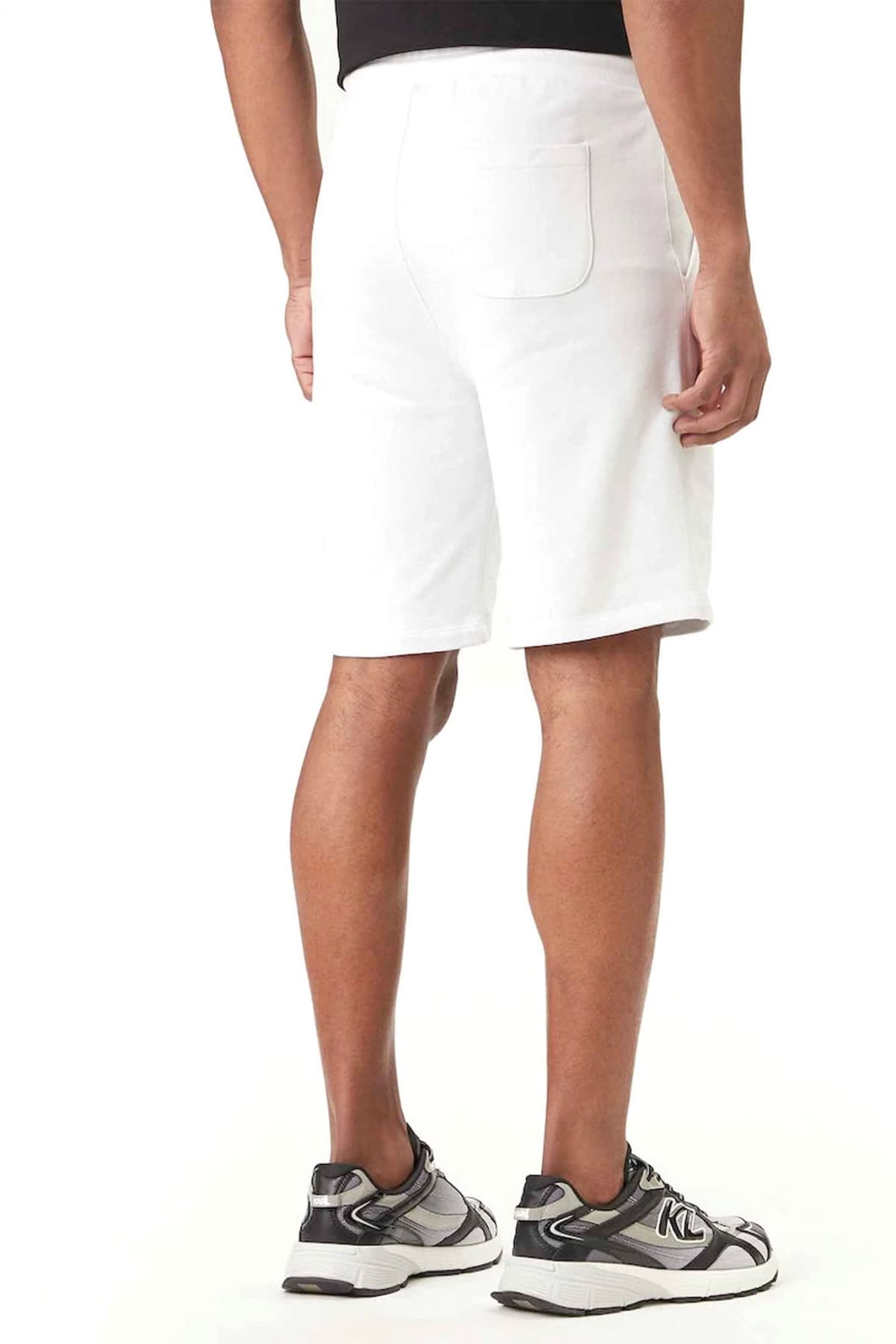 KARL LAGERFELD ΒΕΡΜΟΥΔΑ ΦΟΥΤΕΡ LOGO ΛΕΥΚΟ