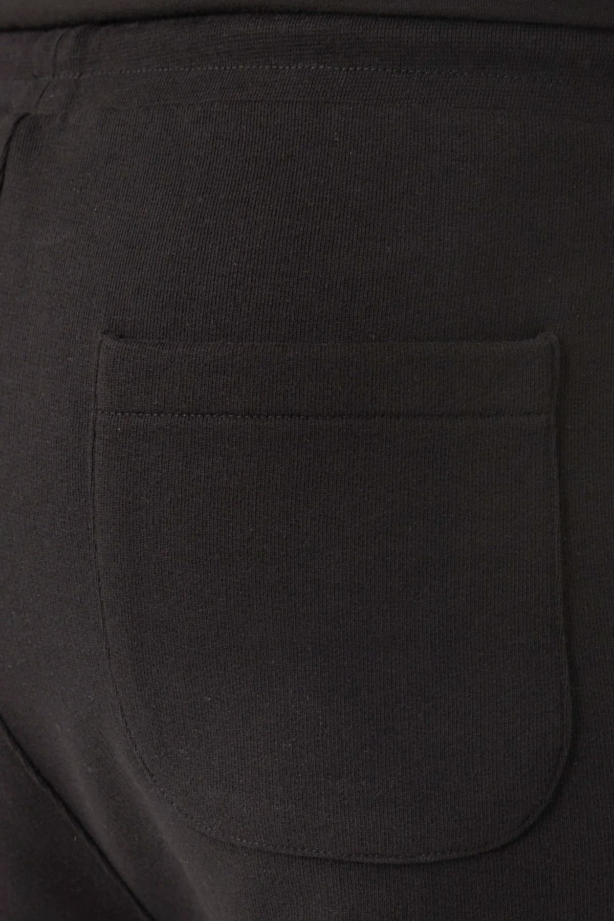 KARL LAGERFELD ΒΕΡΜΟΥΔΑ ΦΟΥΤΕΡ GOLD LOGO ΜΑΥΡΟ