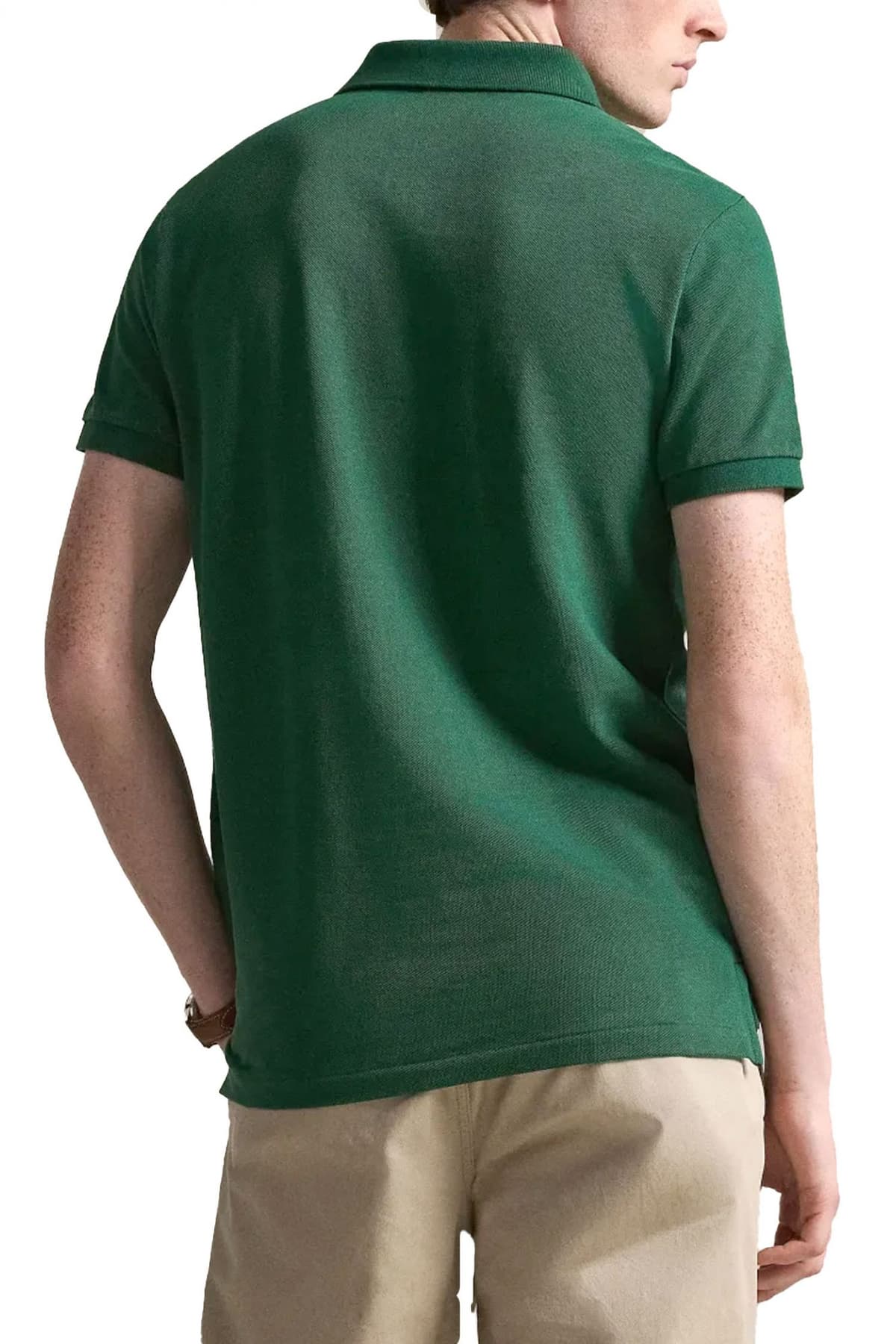 RALPH LAUREN POLO CUSTOM SLIM FIT LOGO ΠΡΑΣΙΝΟ